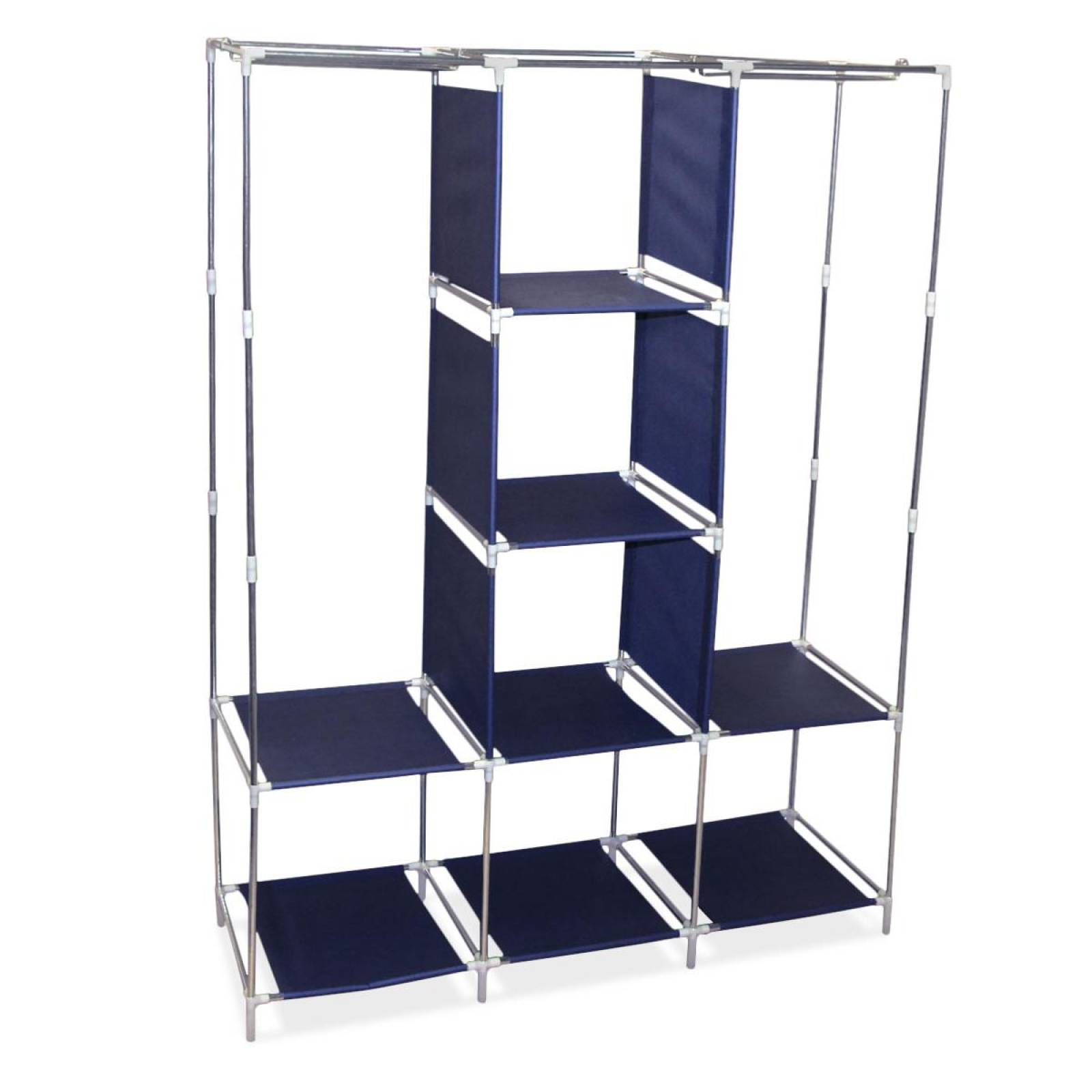 Clóset Ropero Armable Urban Design, Portátil con Entrepaños Azul