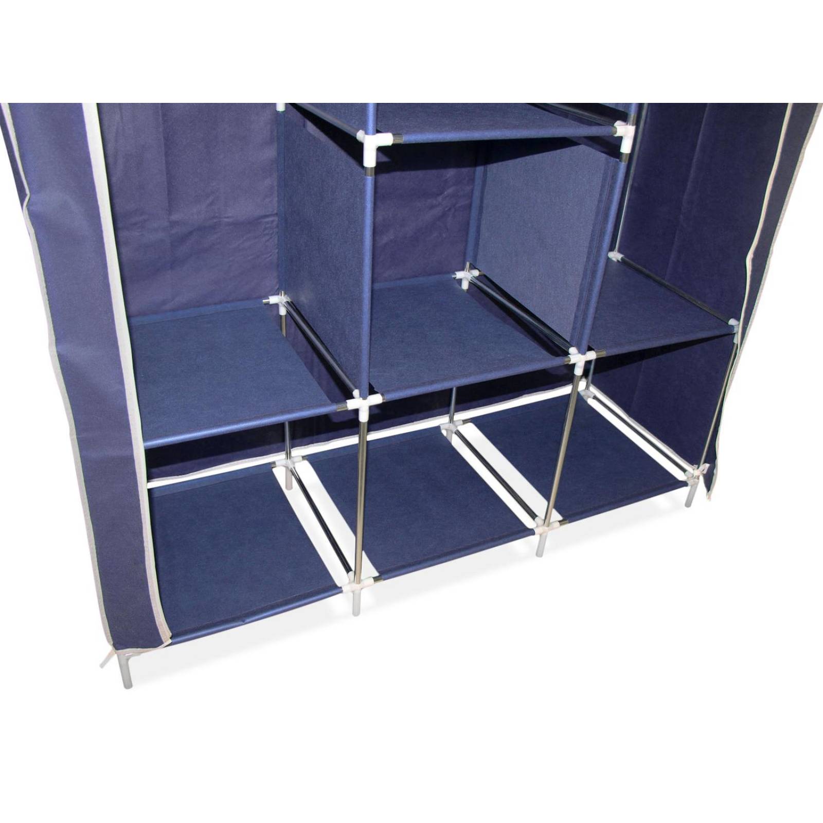 Clóset Ropero Armable Urban Design, Portátil con Entrepaños Azul