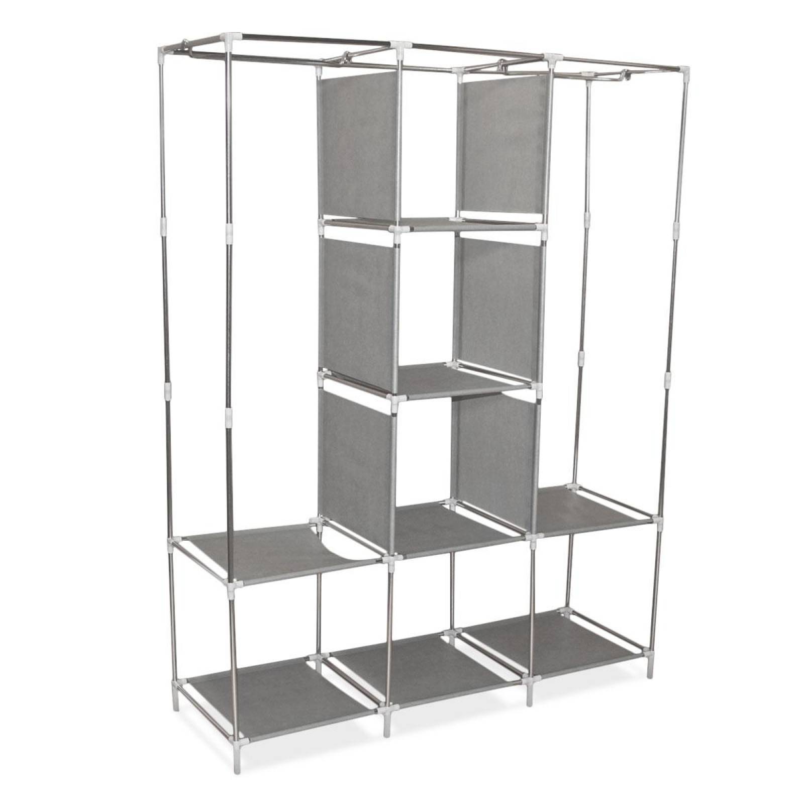 Clóset Ropero Armable Urban Design, Portátil con Entrepaños Gris