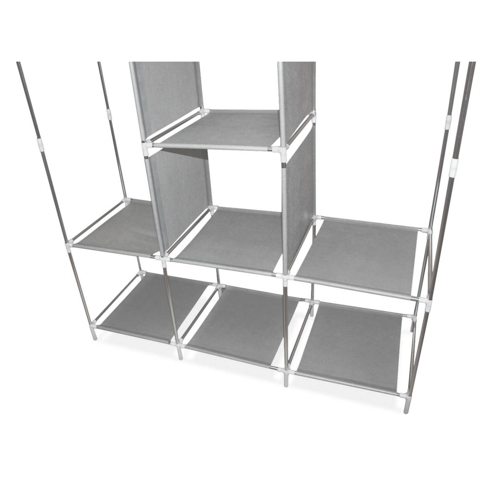 Clóset Ropero Armable Urban Design, Portátil con Entrepaños Gris