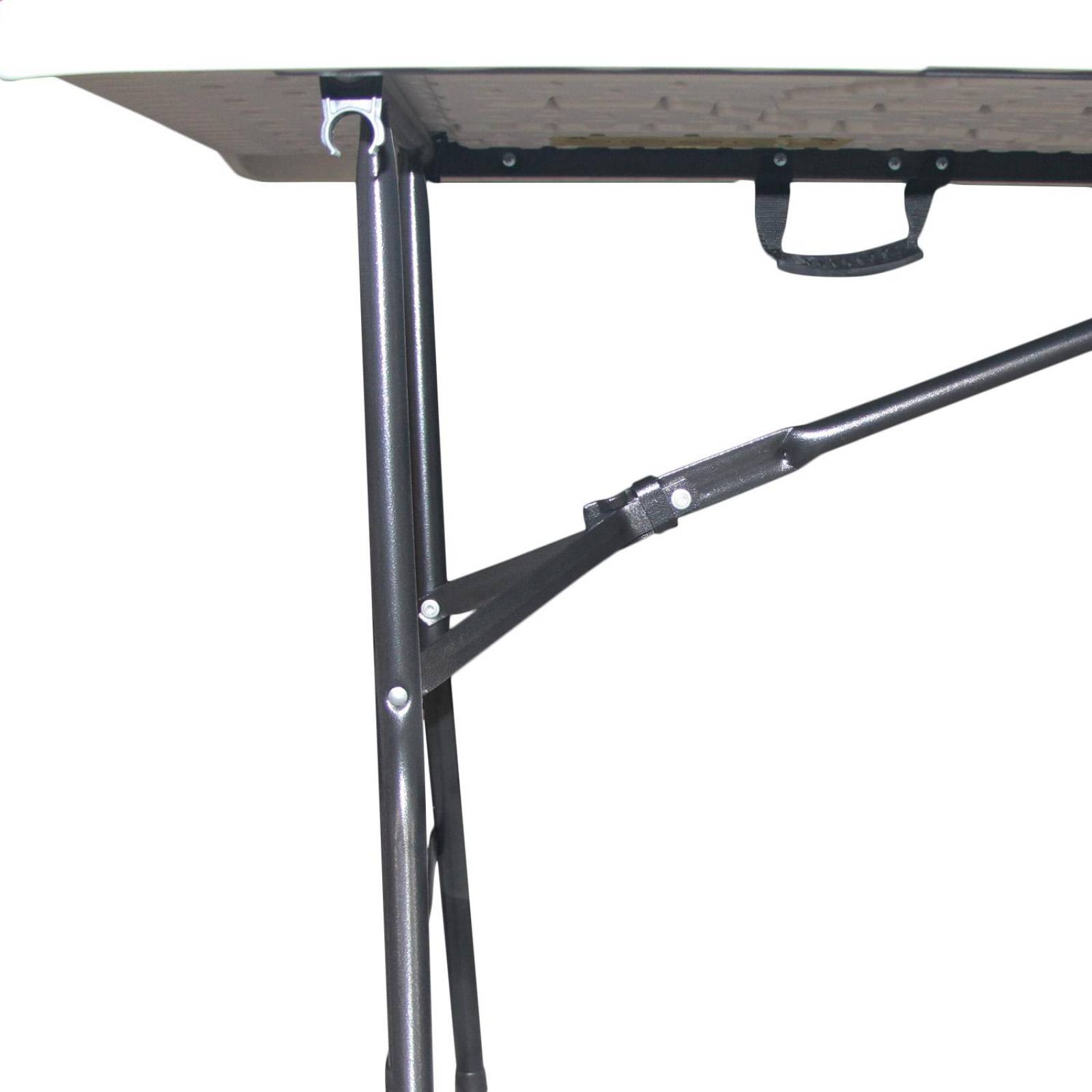 Mesa Plegable Portafolio 1.80m Plastico para Jardin Eventos Blanco