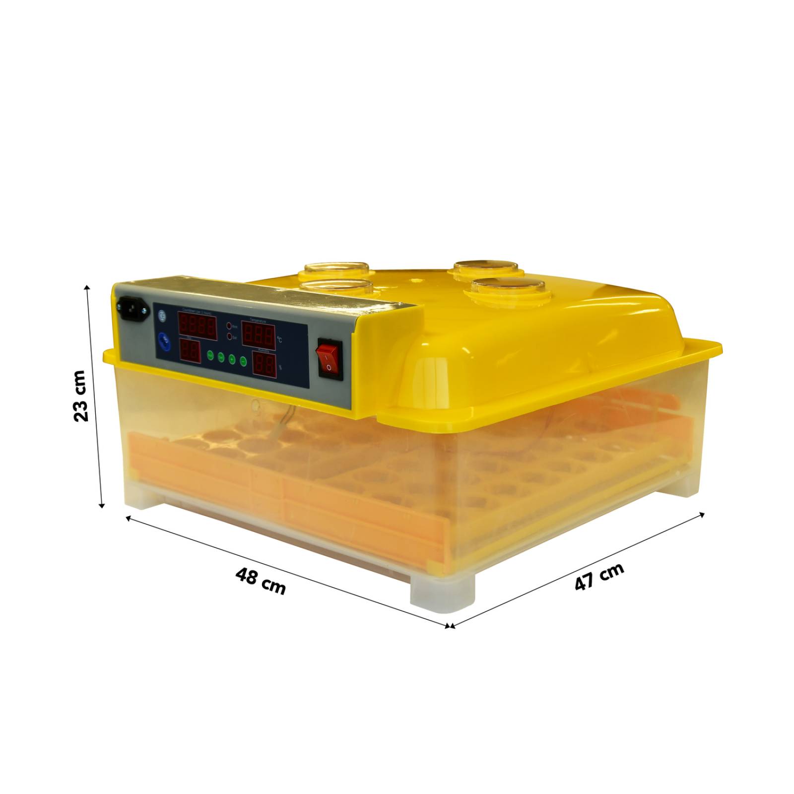Incubadora 48 Huevos Pollos Automatico Volteador Incubar