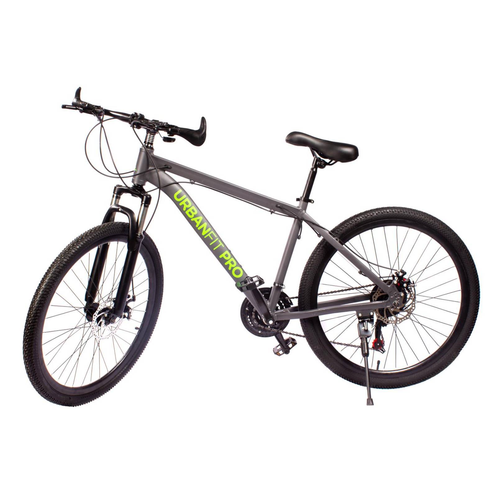 Mountain Bike UFP R29 Aluminio 21v Componentes Shimano Freno a Disco Suspensión Delantera Gris