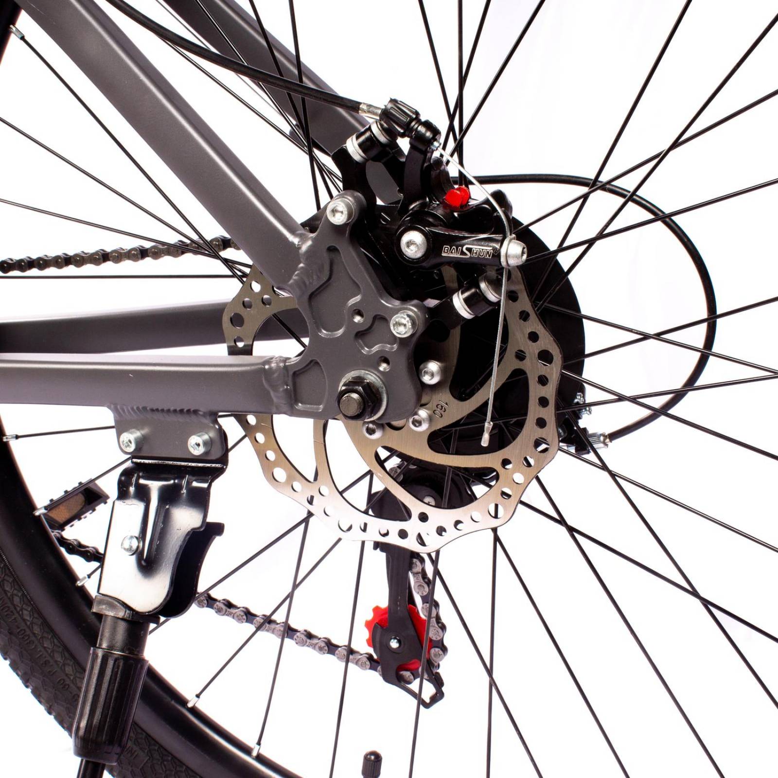 Mountain Bike UFP R29 Aluminio 21v Componentes Shimano Freno a Disco Suspensión Delantera Gris