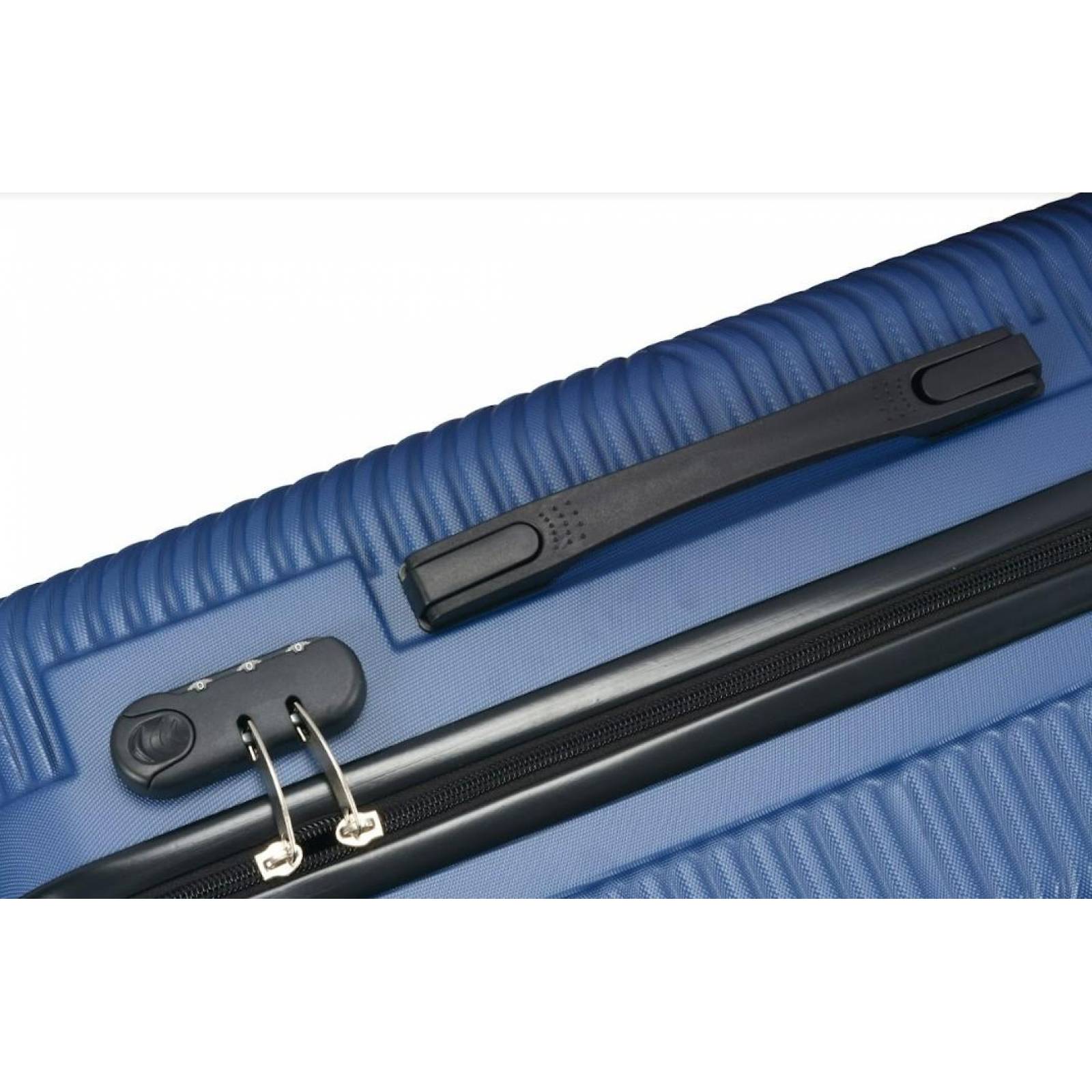 Set de 4 Maletas Rígidas Travel Elite, Prácticas y Seguras Azul