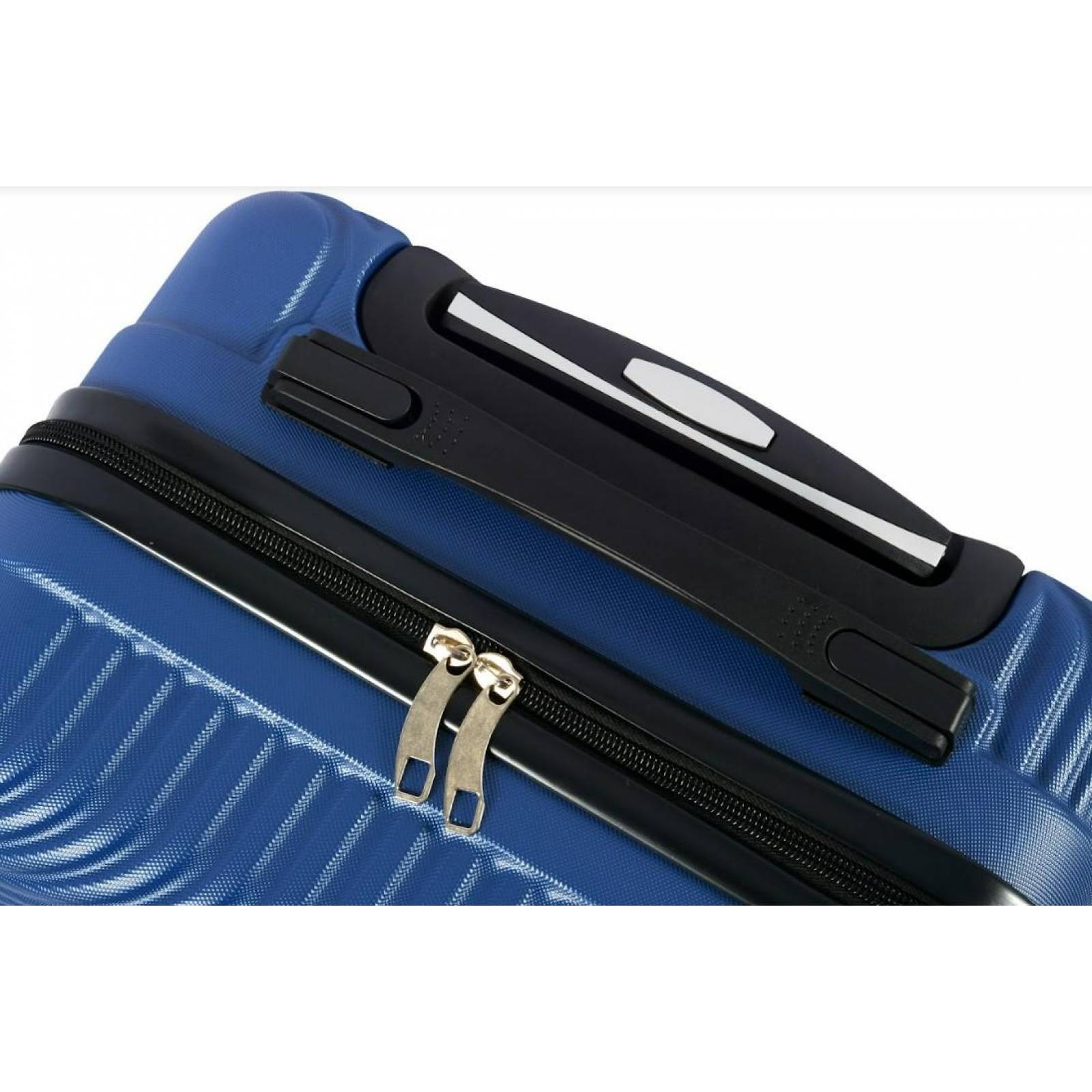 Set de 4 Maletas Rígidas Travel Elite, Prácticas y Seguras Azul