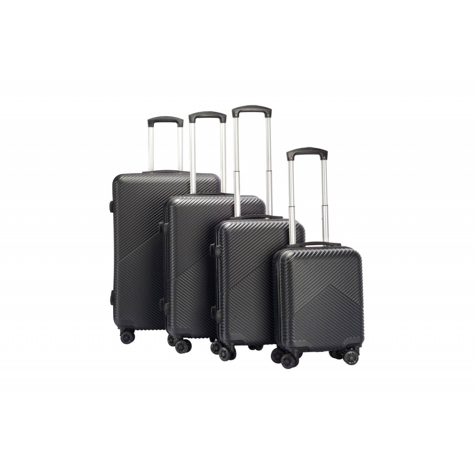 Set De 4 Maletas R gidas Travel Elite Pr cticas Y Seguras Negro set-de-4-maletas-r-gidas-travel-elite-pr-cticas-y-seguras-negro