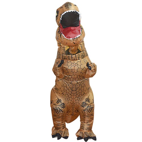 Disfraz inflable de dinosaurio T-rex premium halloween Talla unitalla edades 12 en adelante