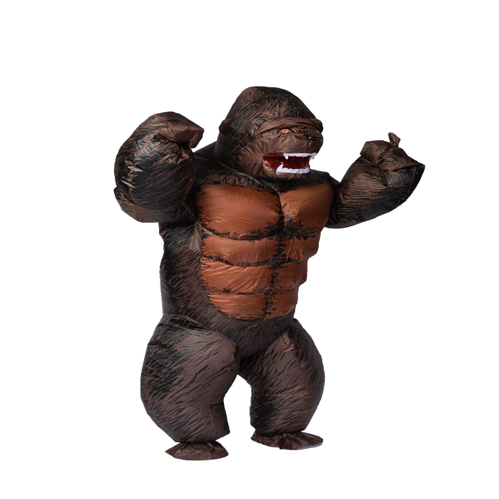 Disfraz Inflable Premium Dragón o Gorila Kong toda ocasión Adulto Unitalla en 2 modelos