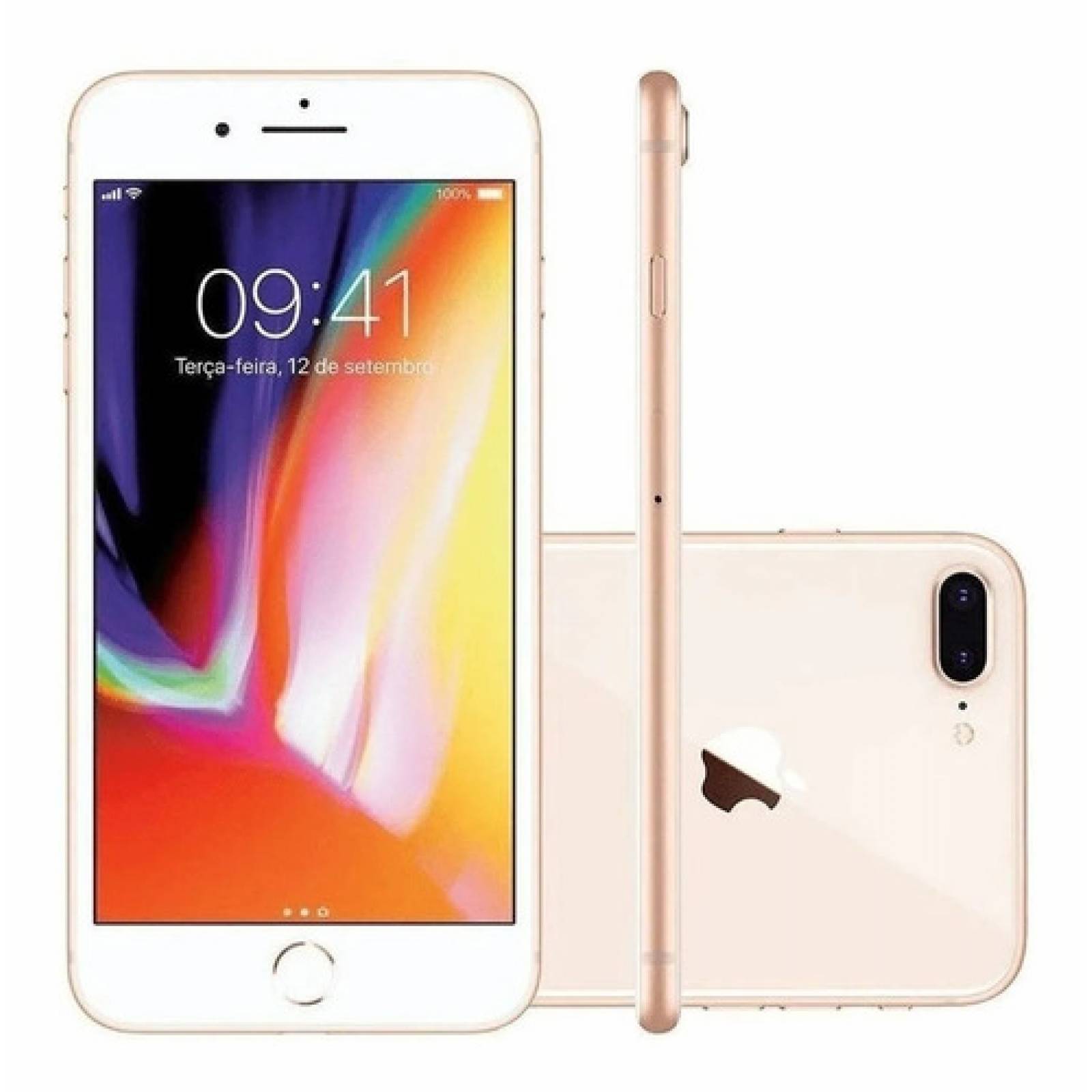Celular Apple iPhone 8 Plus (256 Gb)   Oro   Kit Accesorios.