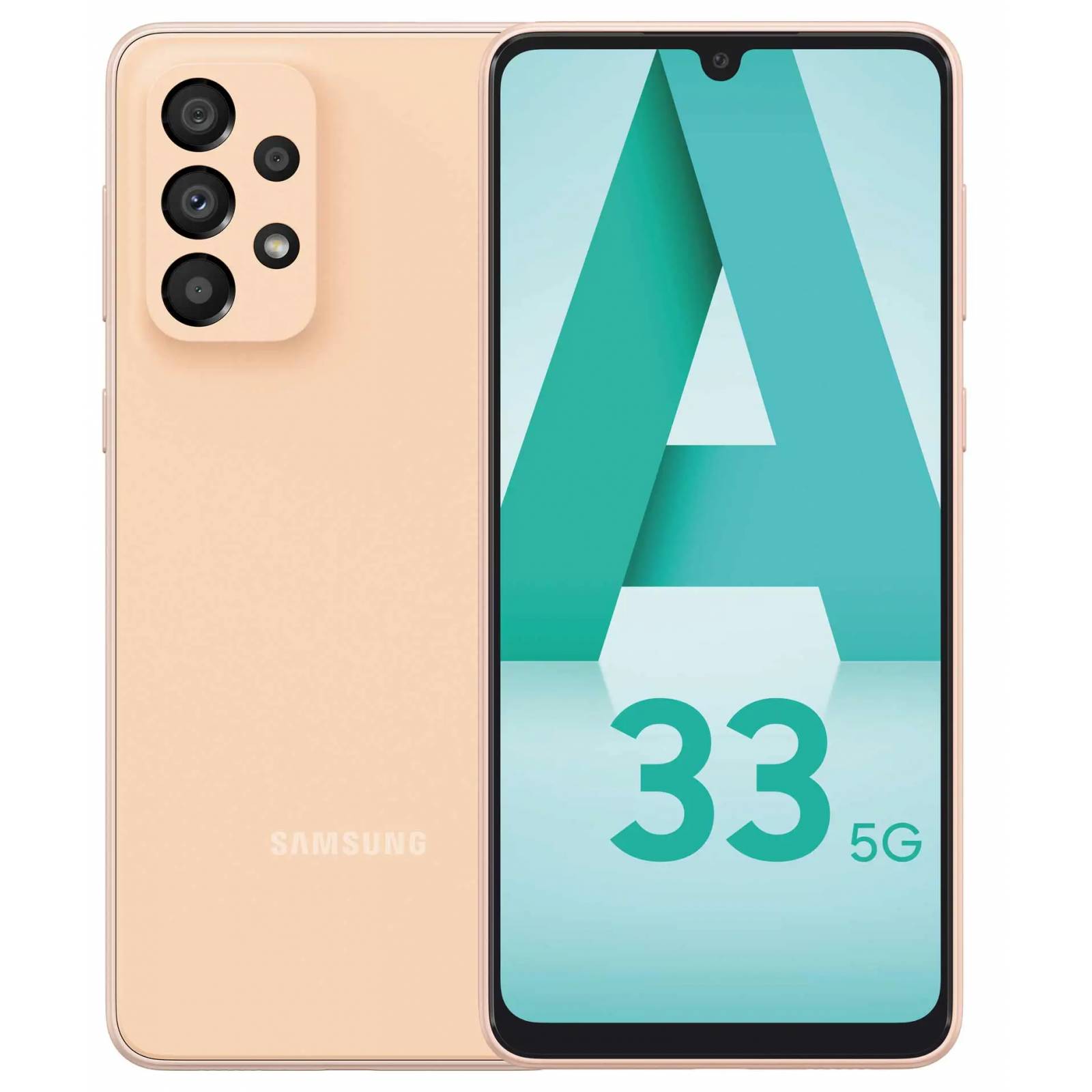 Celular Samsung Galaxy A33 (5G) 128GB 6GB RAM 6 4 Pulg 5000 mAh   Color Durazno.