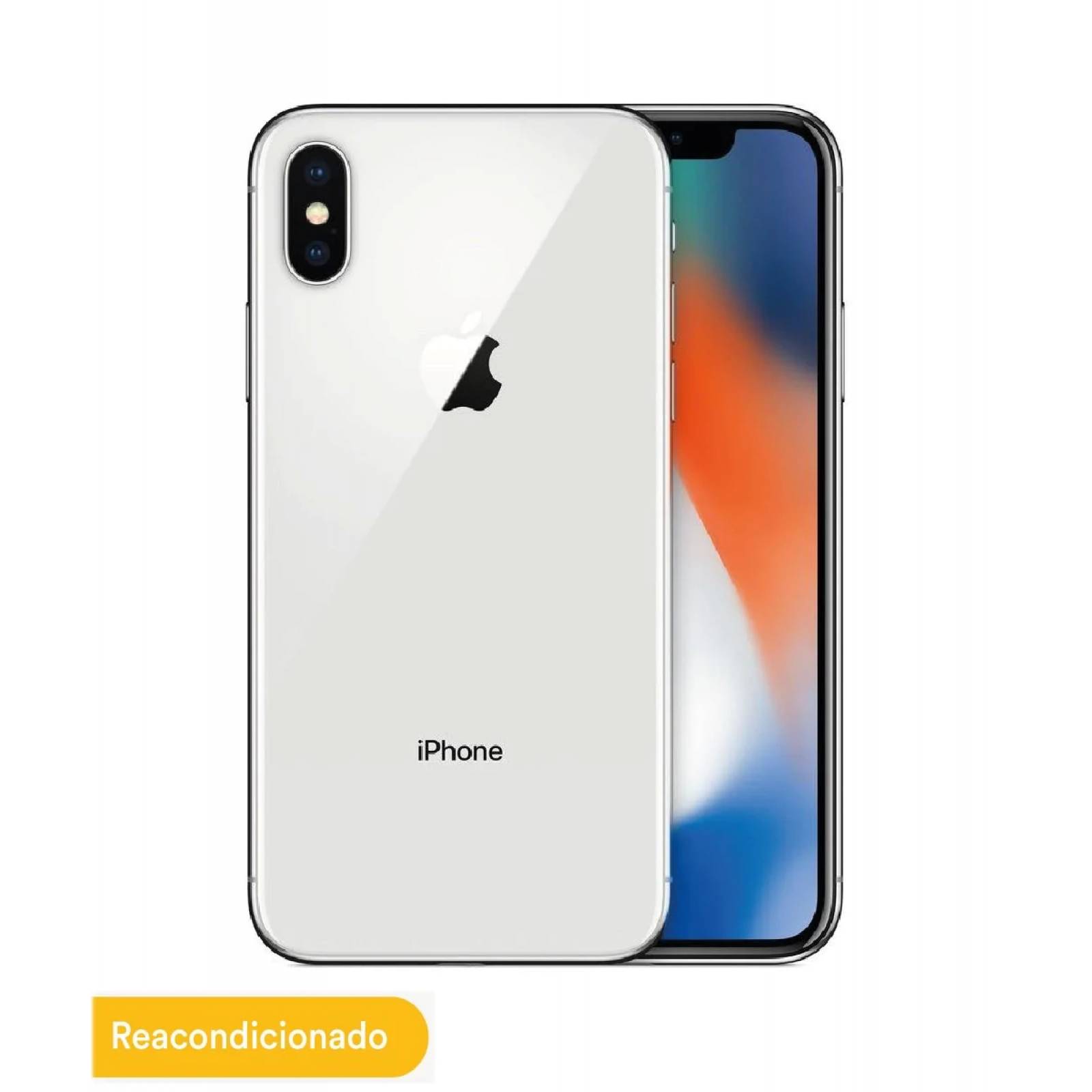 Celular Reacondicionado Grado A iPhone XS 64gb Plata   Funda de Regalo.