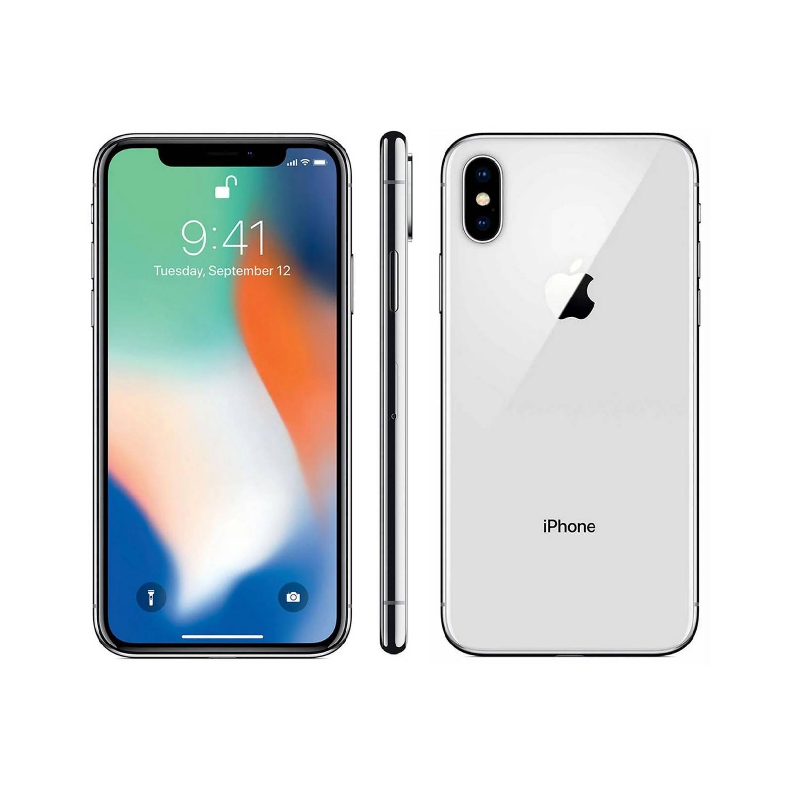 Celular Reacondicionado Grado A iPhone XS 64gb Plata   Funda de Regalo.