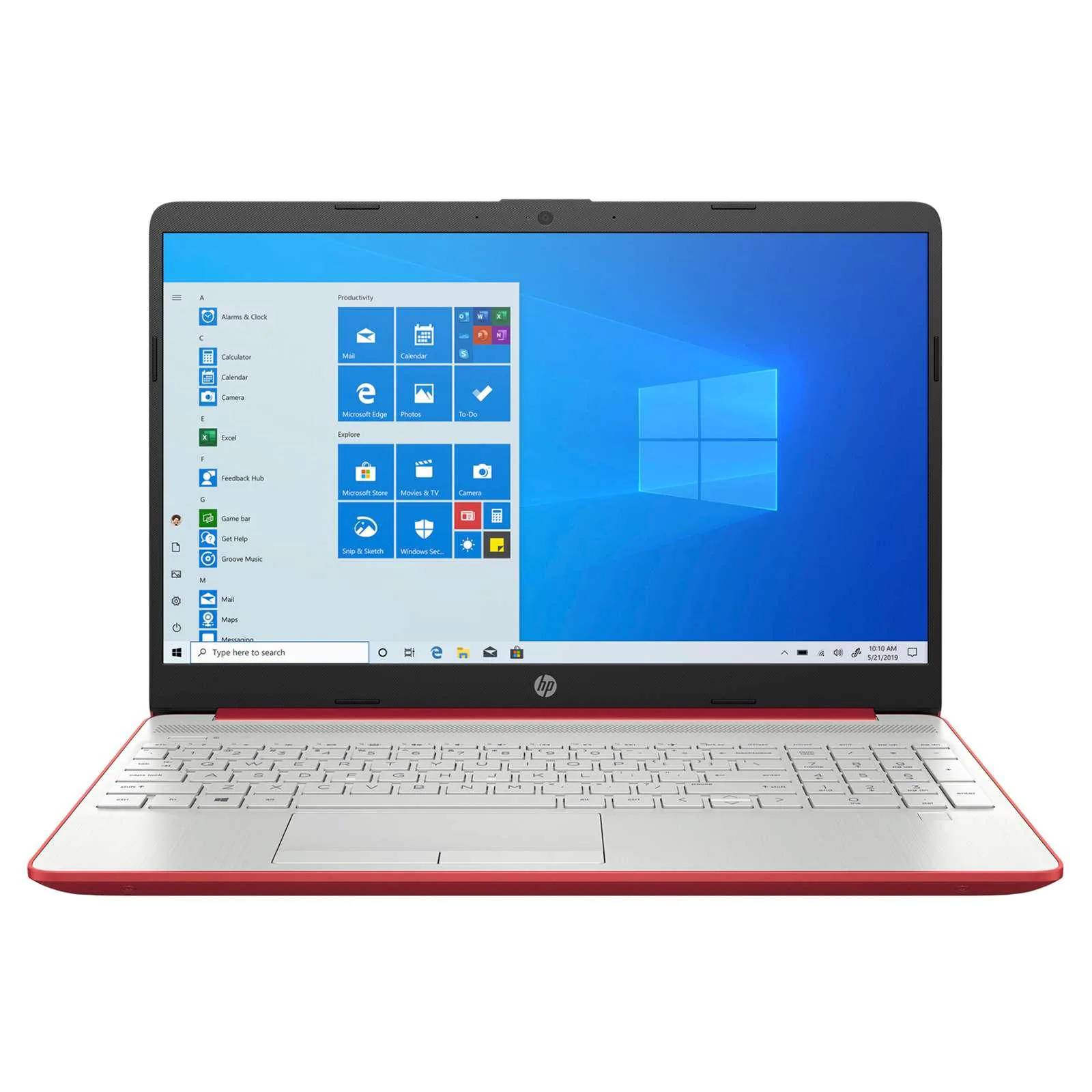Laptop HP 15 dw0083wm scarlet red 15 6   Intel Pentium Silver N5000 4GB RAM 128GB SSD  Windows 10 Home.