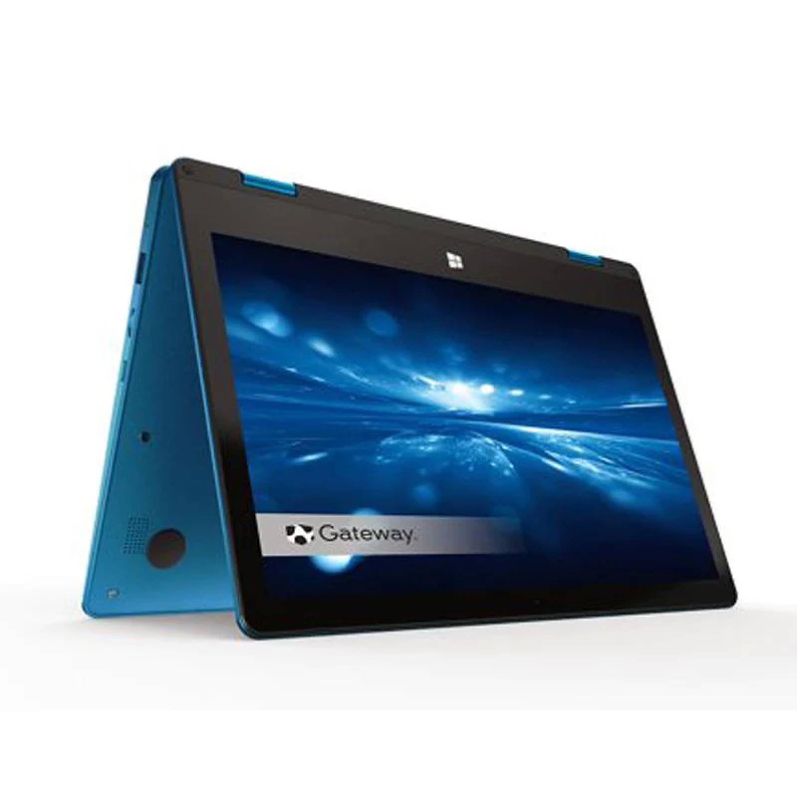 Laptop Gateway Touchscreen 2 En 1  11 6 Pulgadas 64GB 4GB RAM Azul Windows 10.