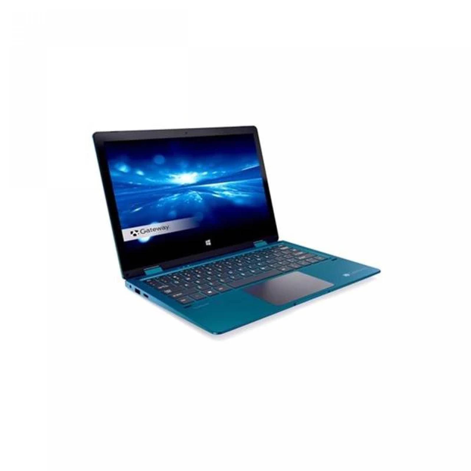 Laptop Gateway Touchscreen 2 En 1  11 6 Pulgadas 64GB 4GB RAM Azul Windows 10.