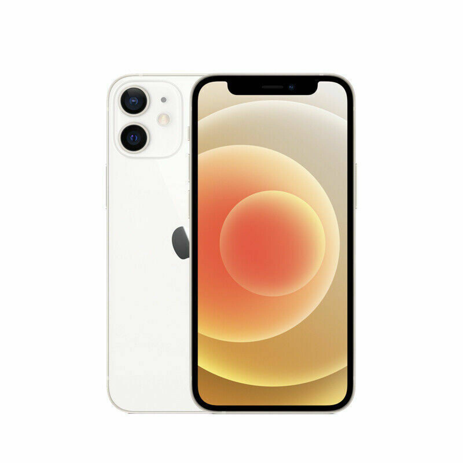 Celular (Reacondicionado Grado A) Apple iPhone 12 64GB Blanco Funda de Regalo.