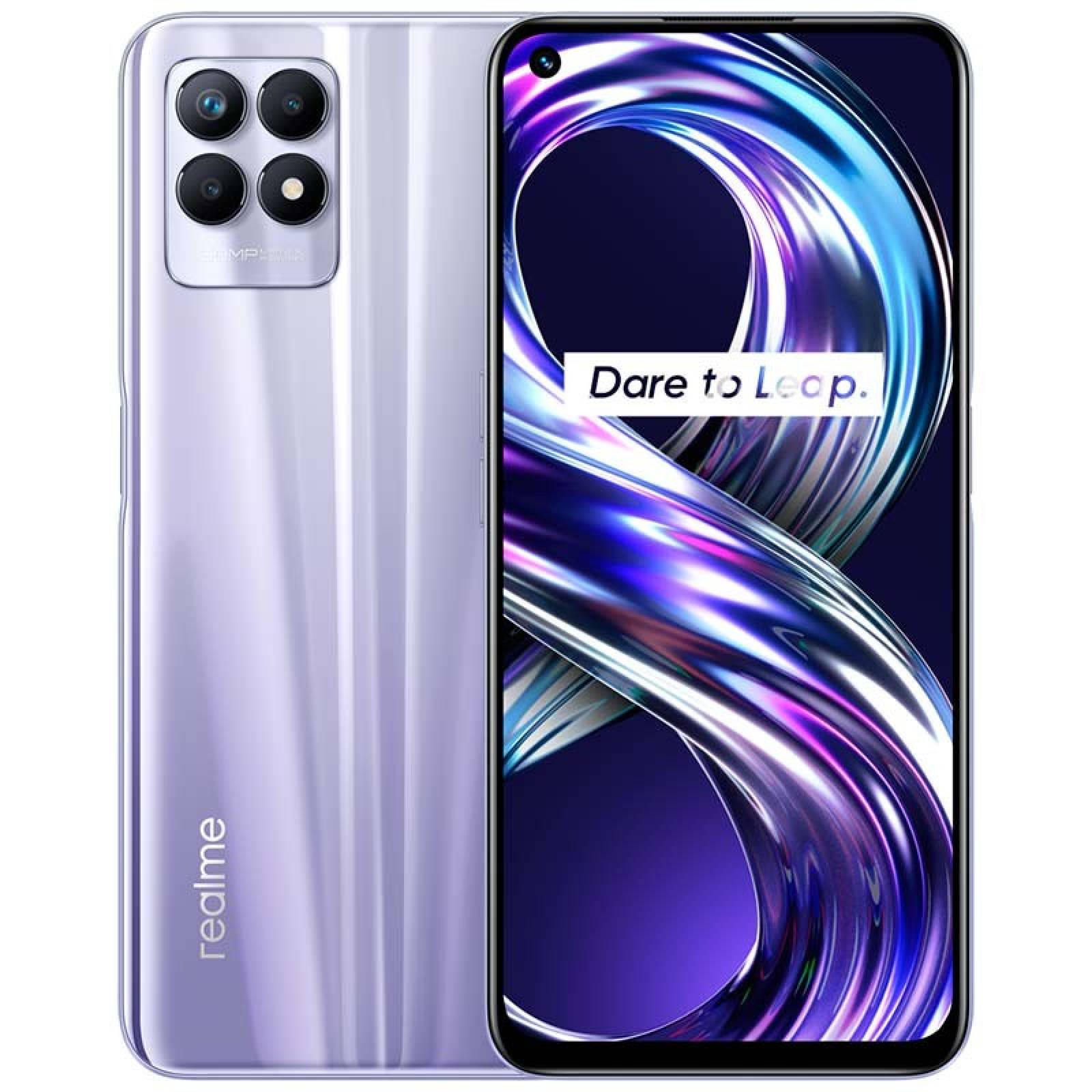 Celular Realme 8i Dual SIM 128 GB   4 GB RAM   Bateria 5000 mAh.