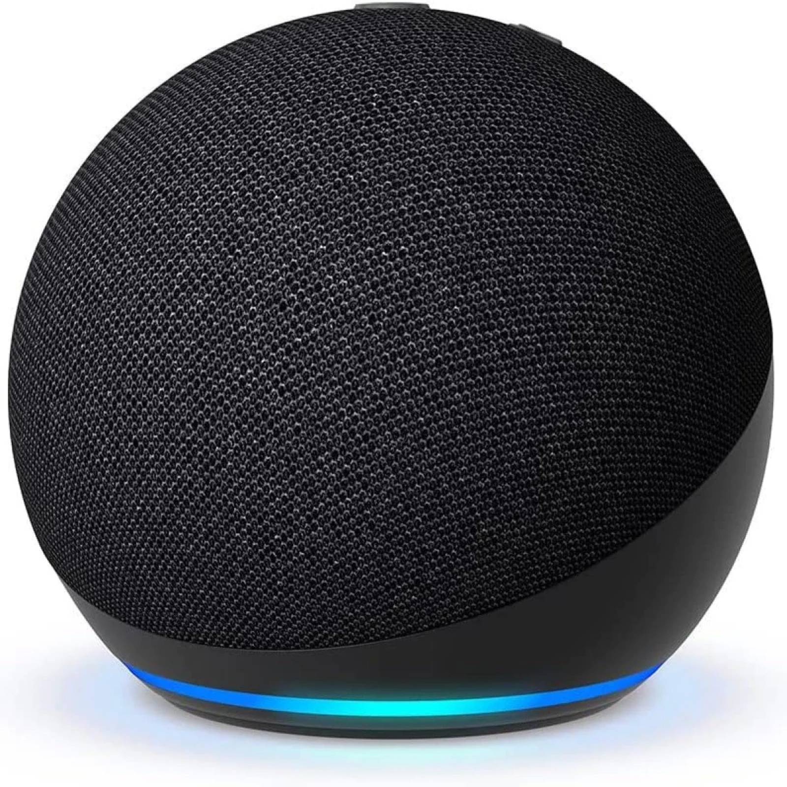 Combo Bocina Amazon Alexa Echo Dot 5ta Generacion (Negro) 2 Focos Inteligentes Sengled.