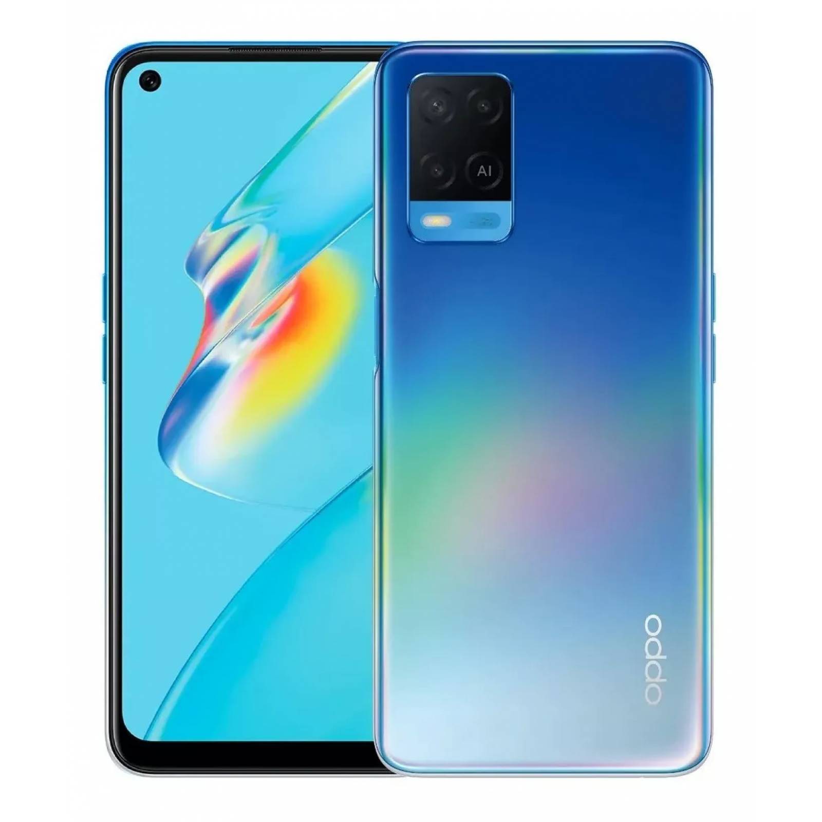 Celular Oppo A54 128GB 4GB RAM   Bateria 5000 mAh   Color Azul.