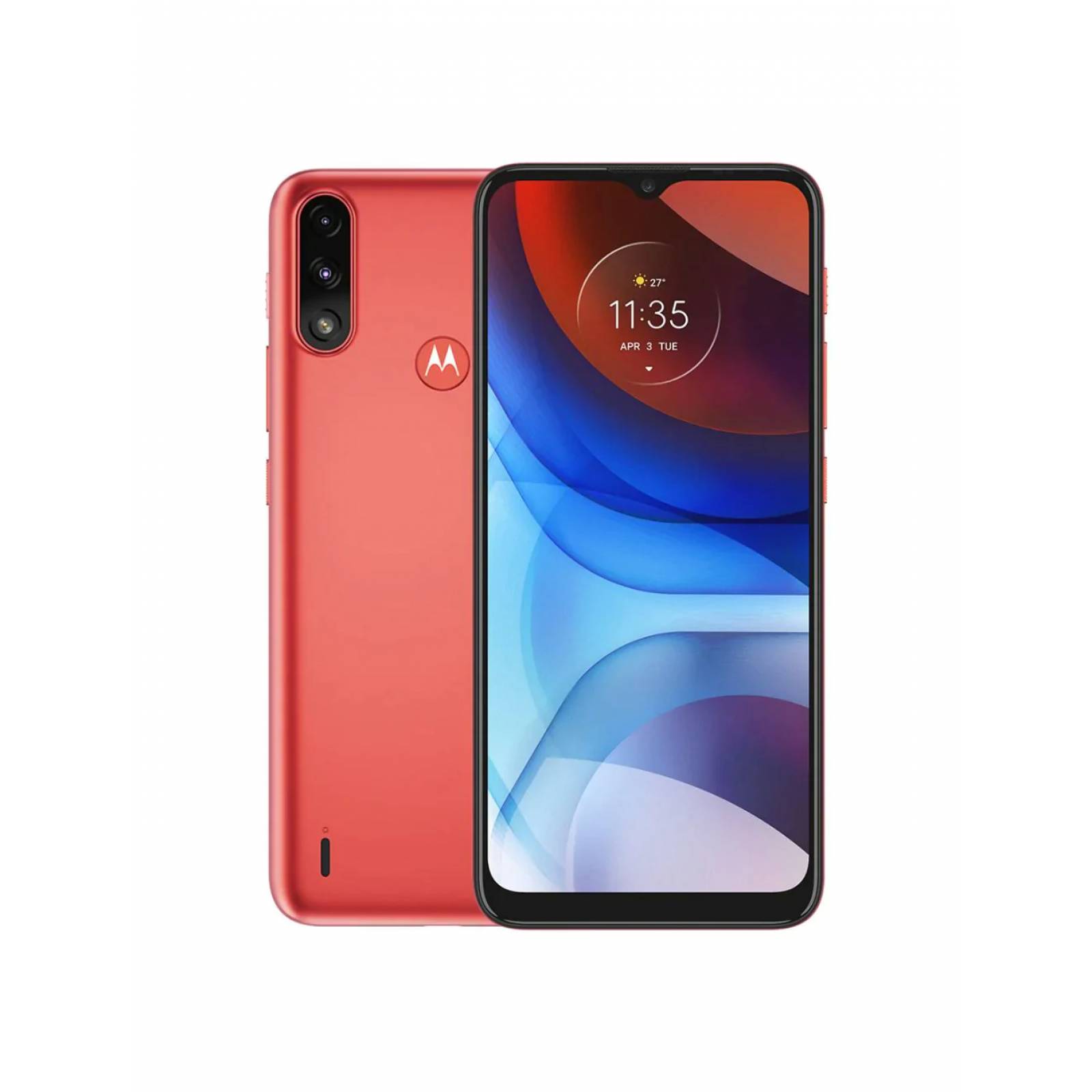 Celular Motorola E7 Power Dual SIM 32GB 2GB Ram 5000 mAh Rojo Coral