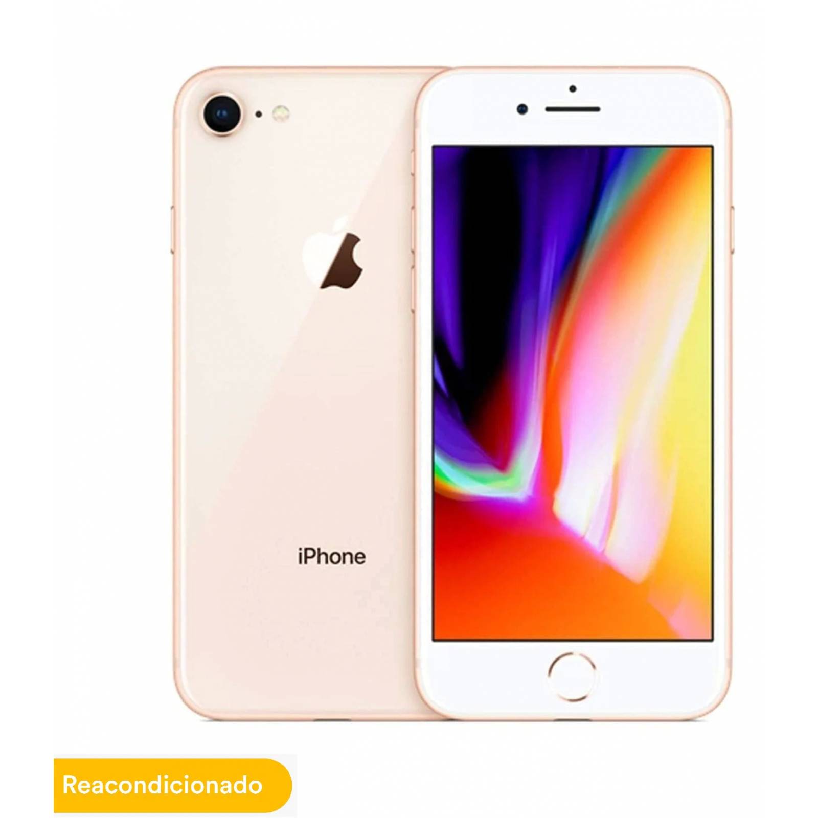 Combo 3 Celulares (Reacondicionado Grado A)s Grado A iPhone 8 64GB Dorado   3 Fundas de Regalo.