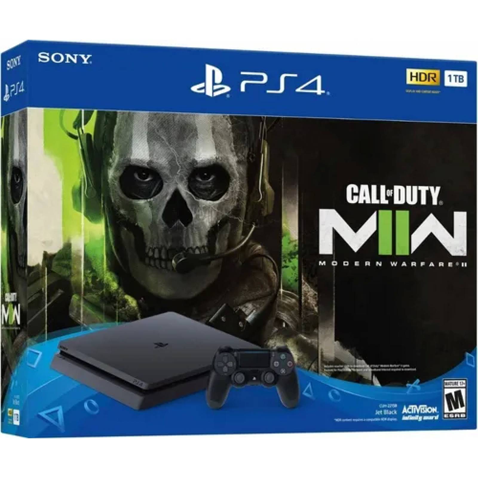 Combo Consola Playstation 4 Version Call of Duty Modern Warfare 2   Audifonos Gamer
