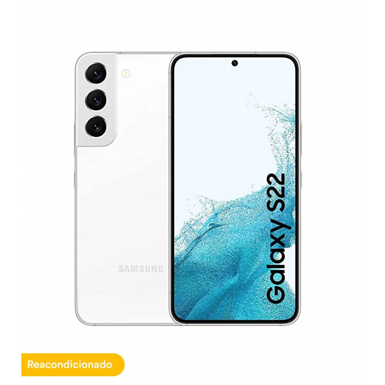 Celular (Reacondicionado Grado A)  Samsung Galaxy S22 de 128GB Blanco Fantasma