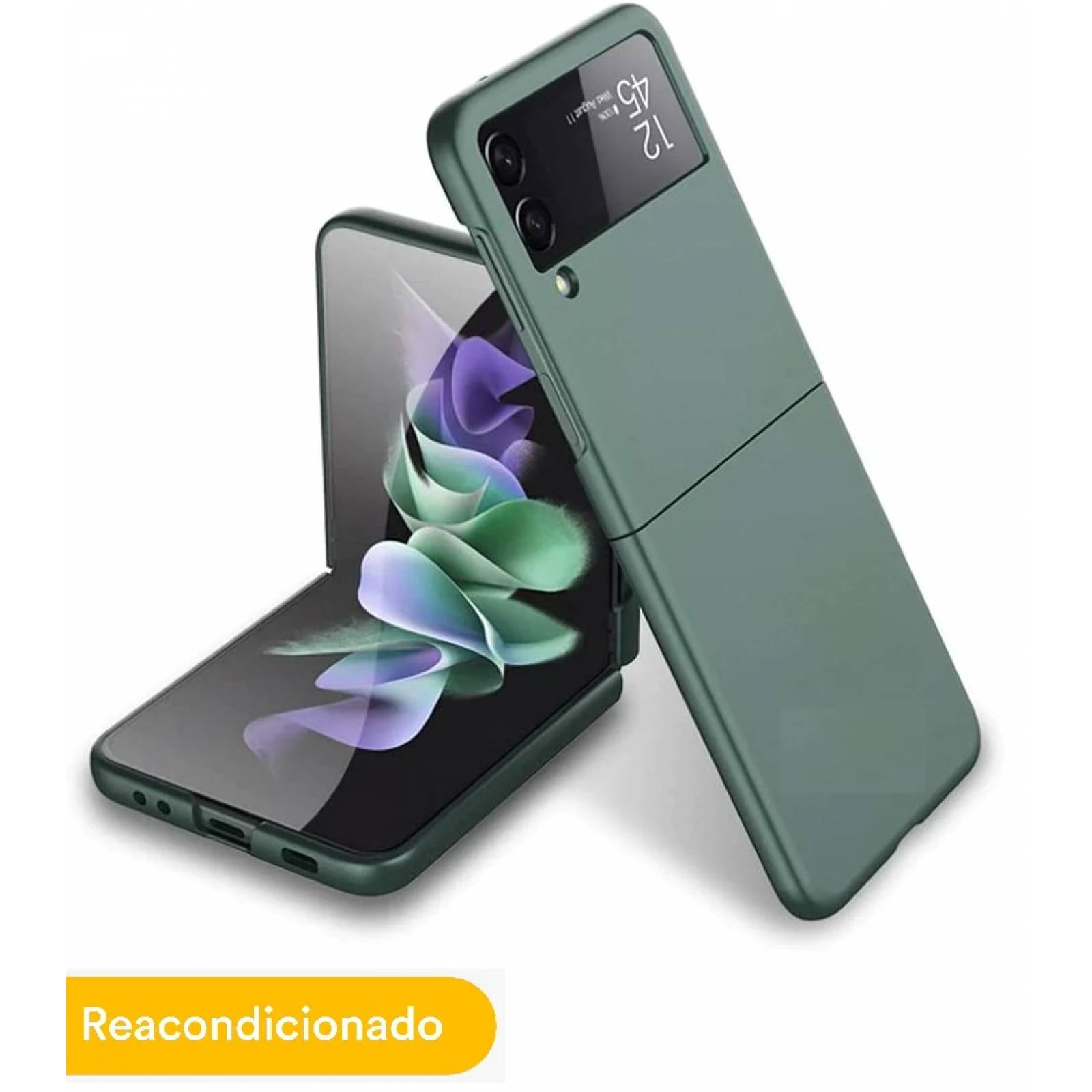 Celular (Reacondicionado Grado A) Samsung Galaxy Z Flip 3 5G 128GB 8GB RAM Verde.