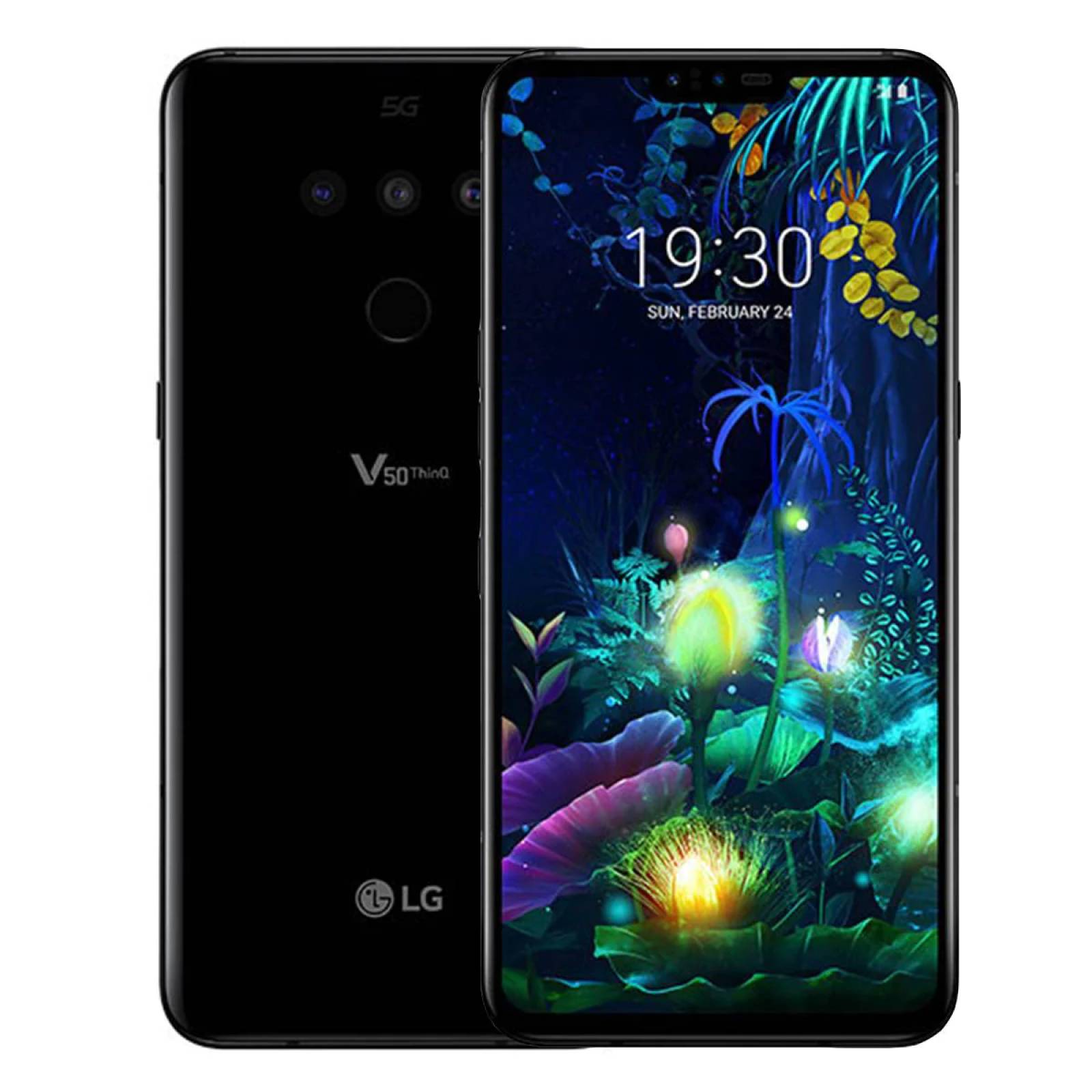 Celular LG V50 ThinQ 5G 128GB 6GB RAM Negro (Reacondicionado Grado A)