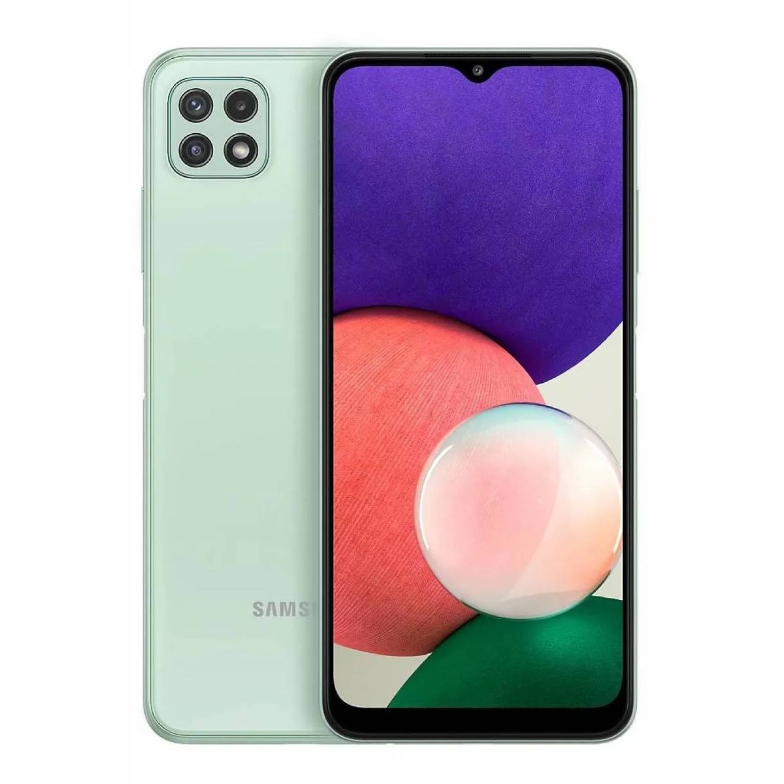 Celular Samsung Galaxy A22 (5G) 128GB 4GB RAM (Reacondicionado Grado A) 48MPX Dual SIM Verde.