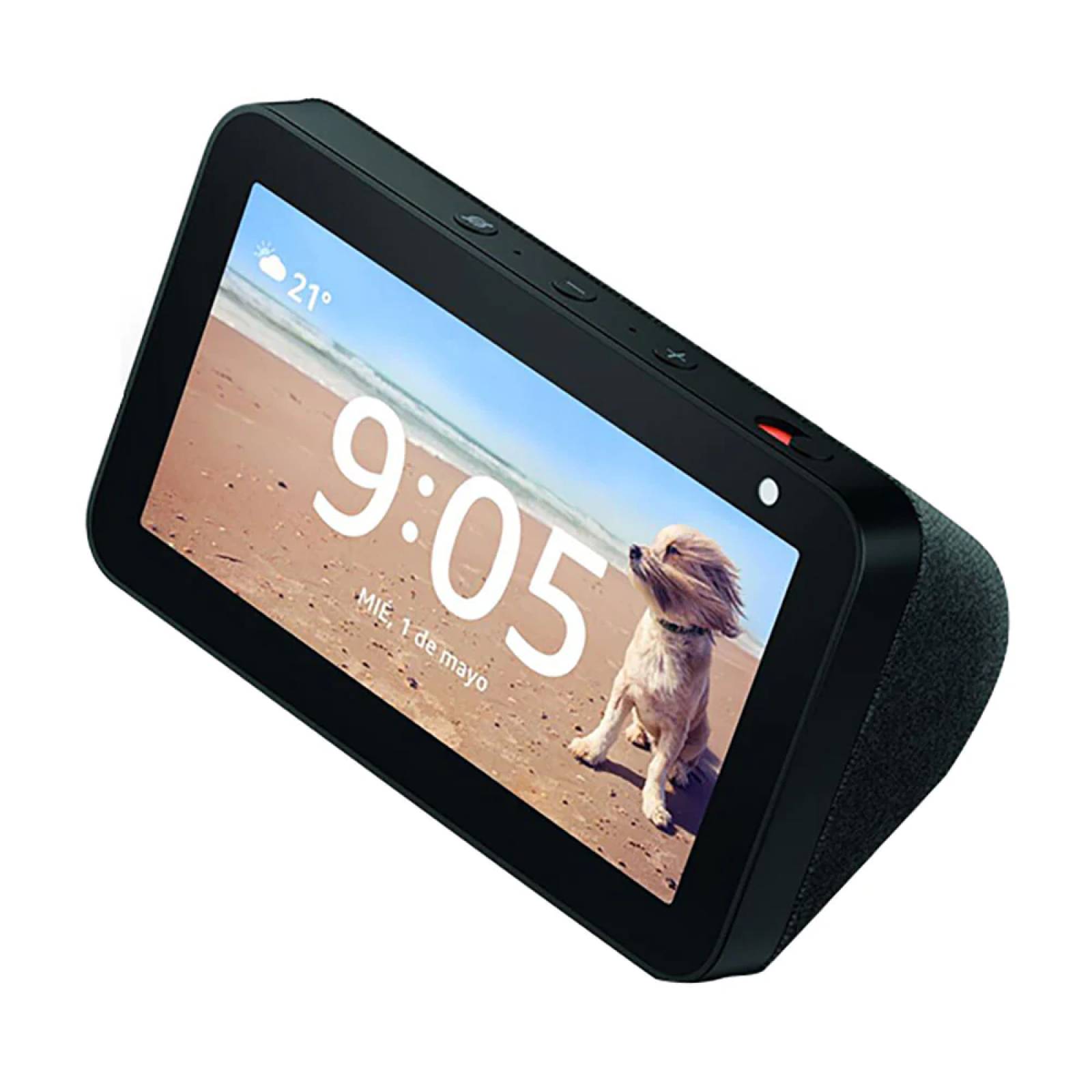 Amazon Echo Show 5 5 Pulgadas 1ra Generacion (Negro)   Bocina Inteligente con Pantalla Reacondicionado.