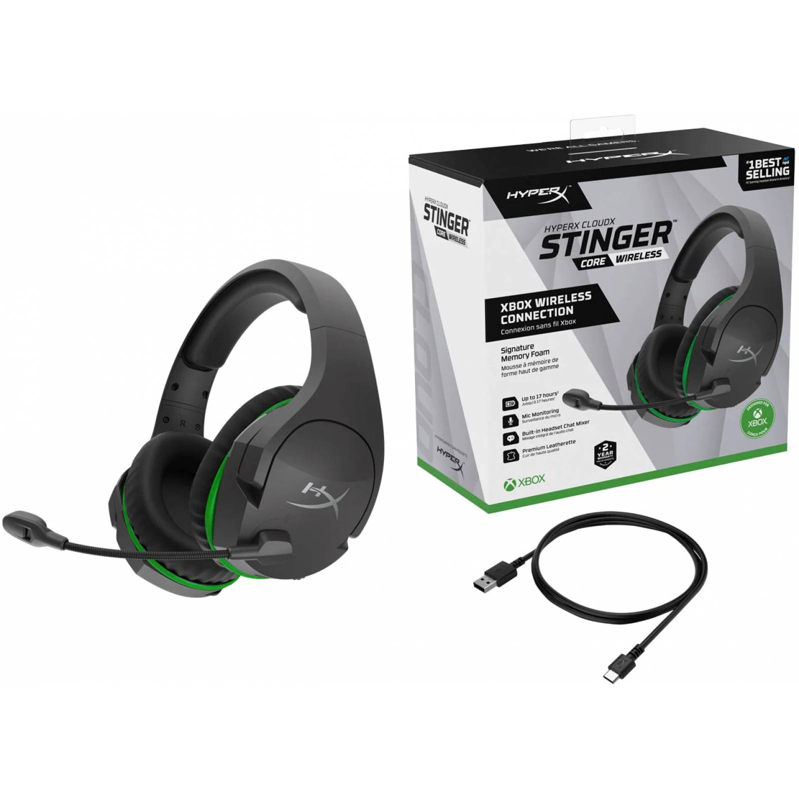 Audifonos Gamer Hyperx Cloudx STINGER Core Compatibles con Xbox Play Station y PC