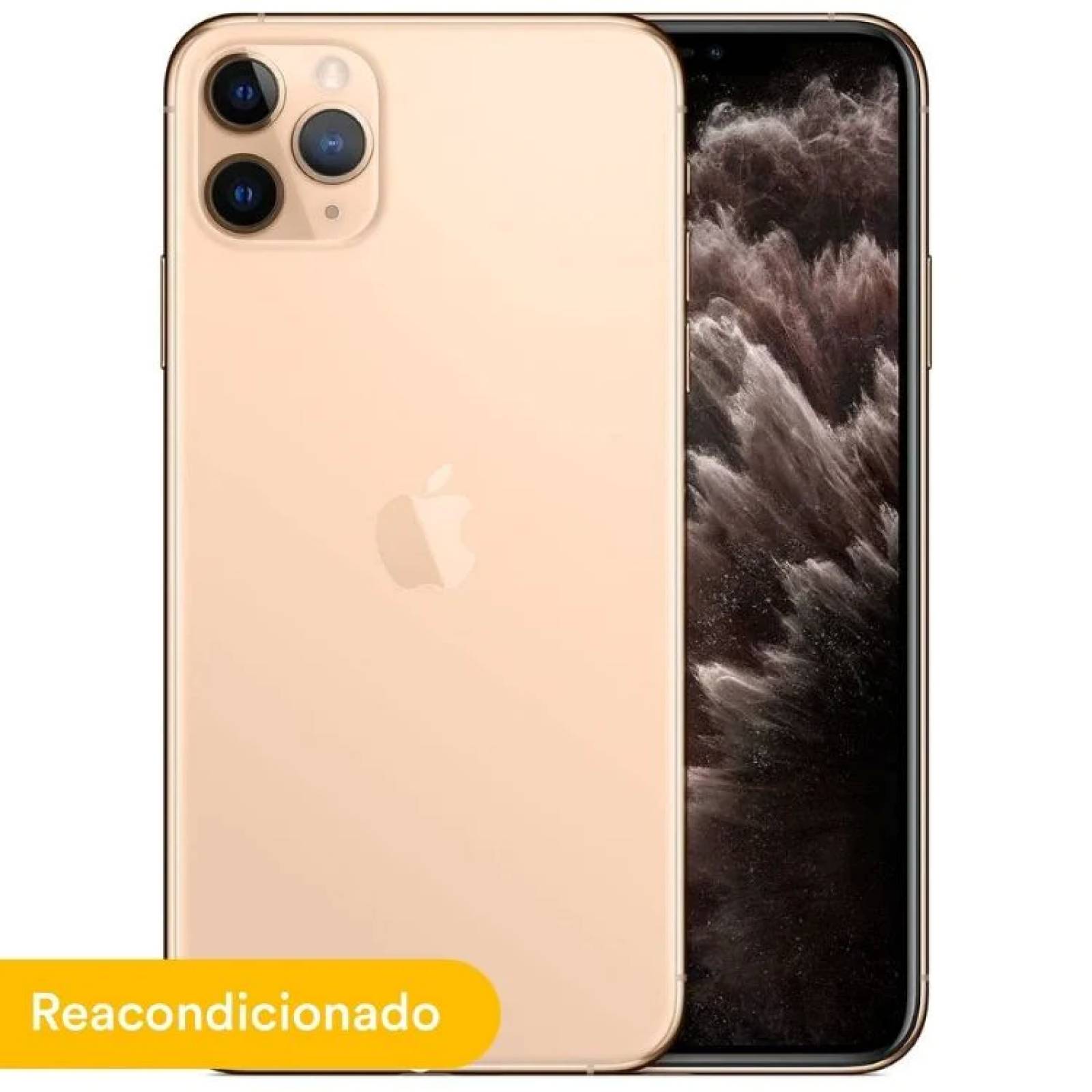 Combo iPhone 11 Pro 64GB Dorado (Reacondicionado Grado A) Audifonos Para iPhone Funda de Regalo.