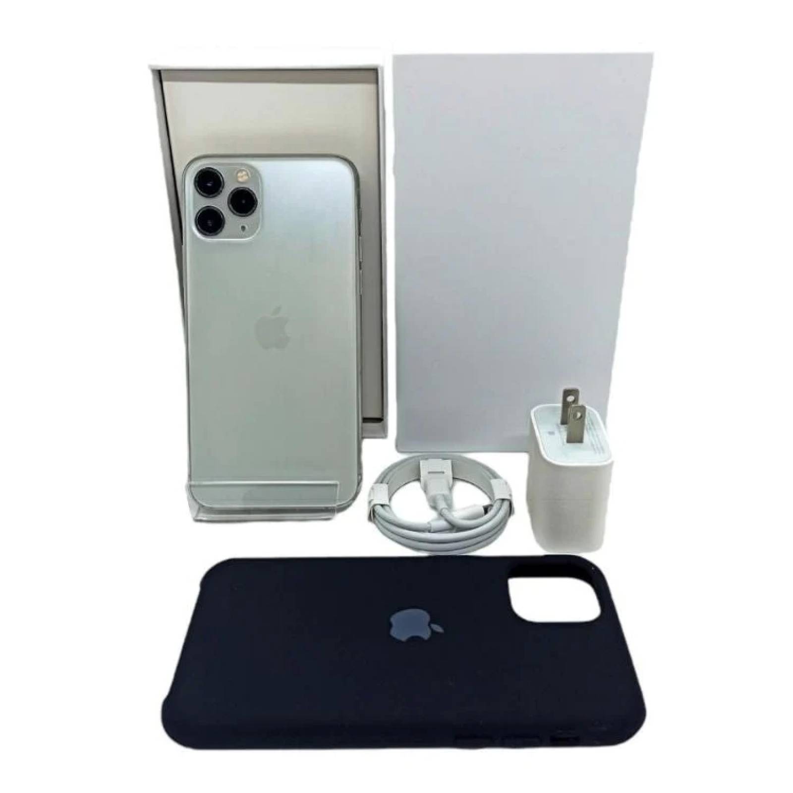 Combo iPhone 11 Pro 64GB Dorado (Reacondicionado Grado A) Audifonos Para iPhone Funda de Regalo.