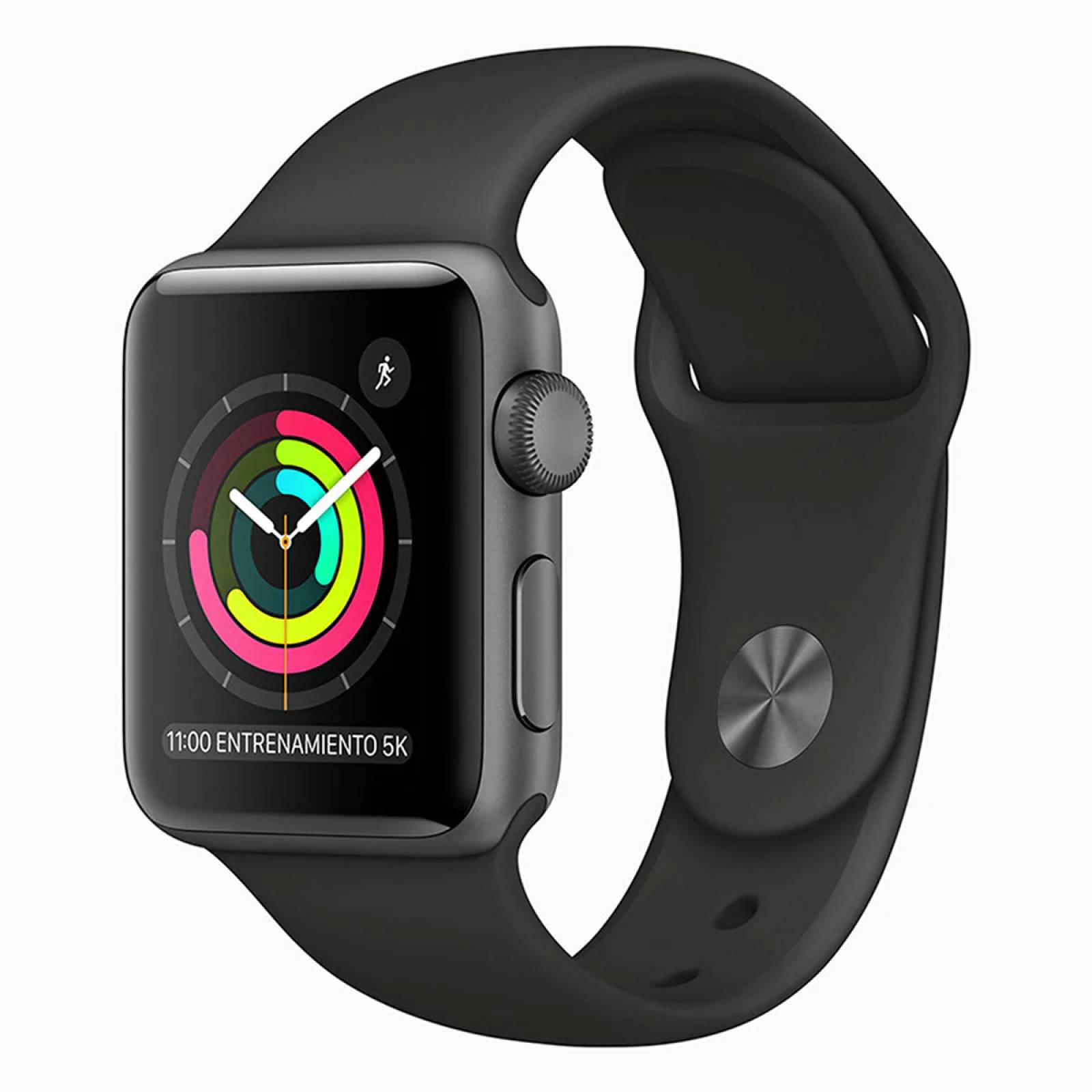 Reloj Apple Watch Serie 3 38mm Space Gray (Negro)   Reacondicionado GRADO A.