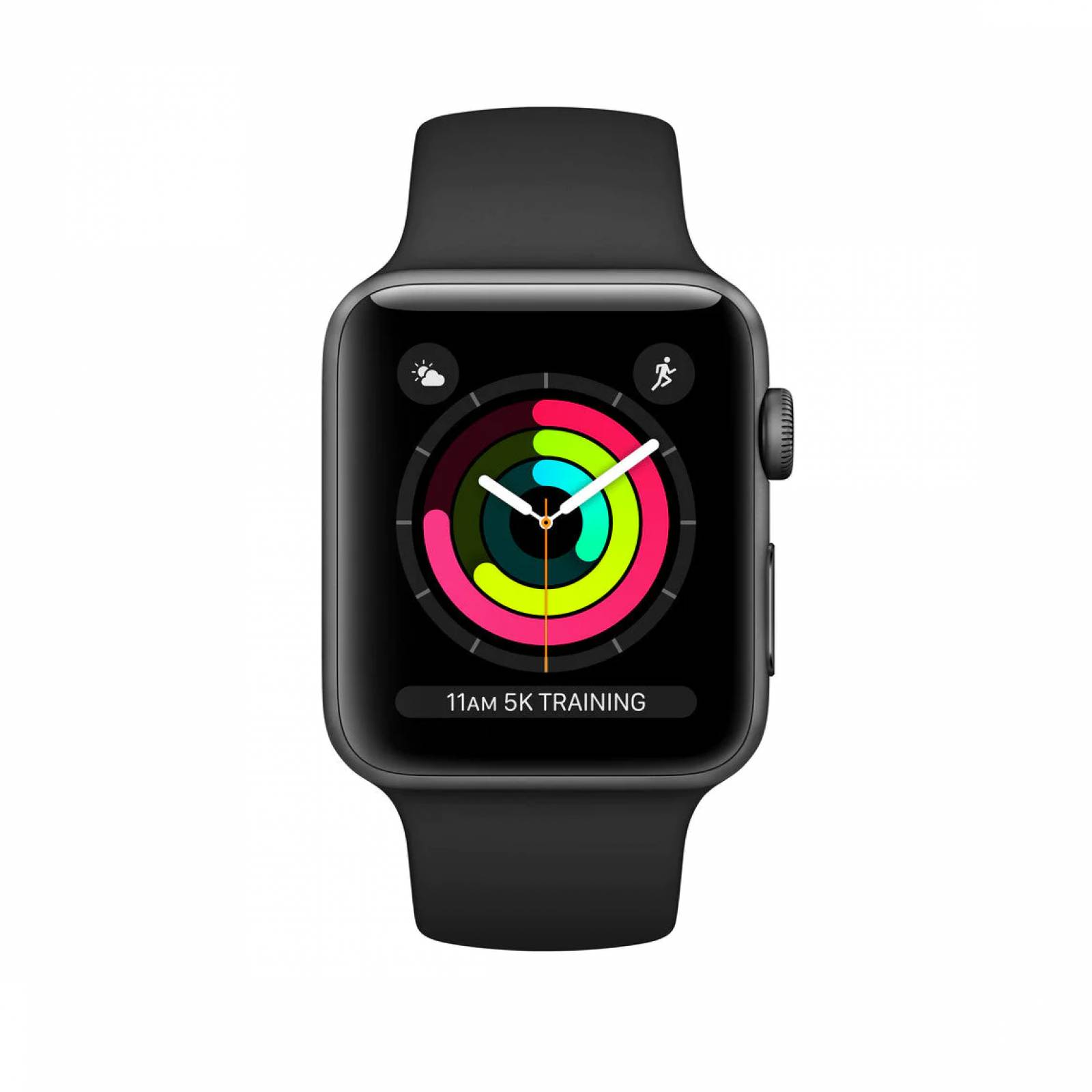 Reloj Apple Watch Serie 3 38mm Space Gray (Negro)   Reacondicionado GRADO A.