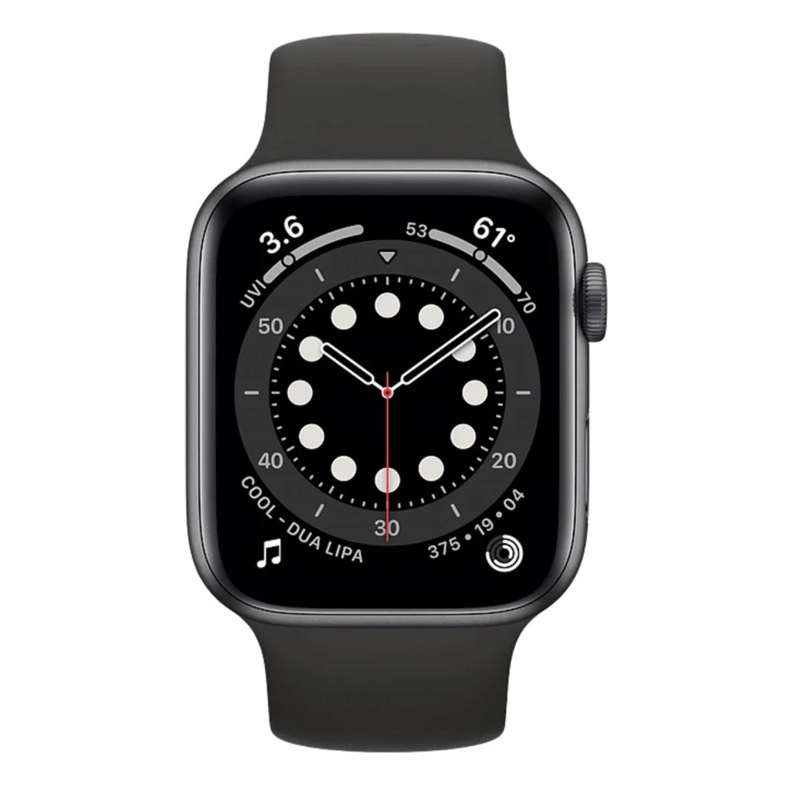 Reloj Apple Watch Serie 6 44mm Space Gray Negro (Reacondicionado Grado A).
