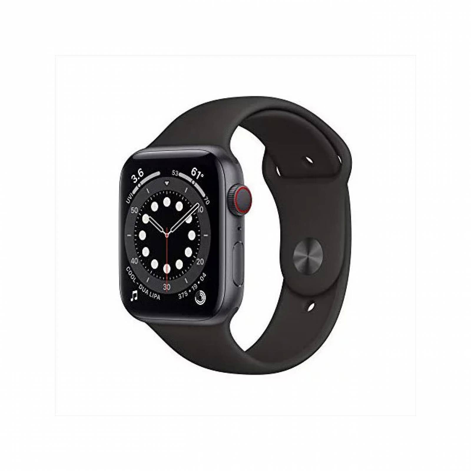 Reloj Apple Watch Serie 6 44mm Space Gray Negro (Reacondicionado Grado A).