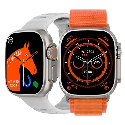 Reloj Hombre smartwatch compatible con Iphone y Android Acero
