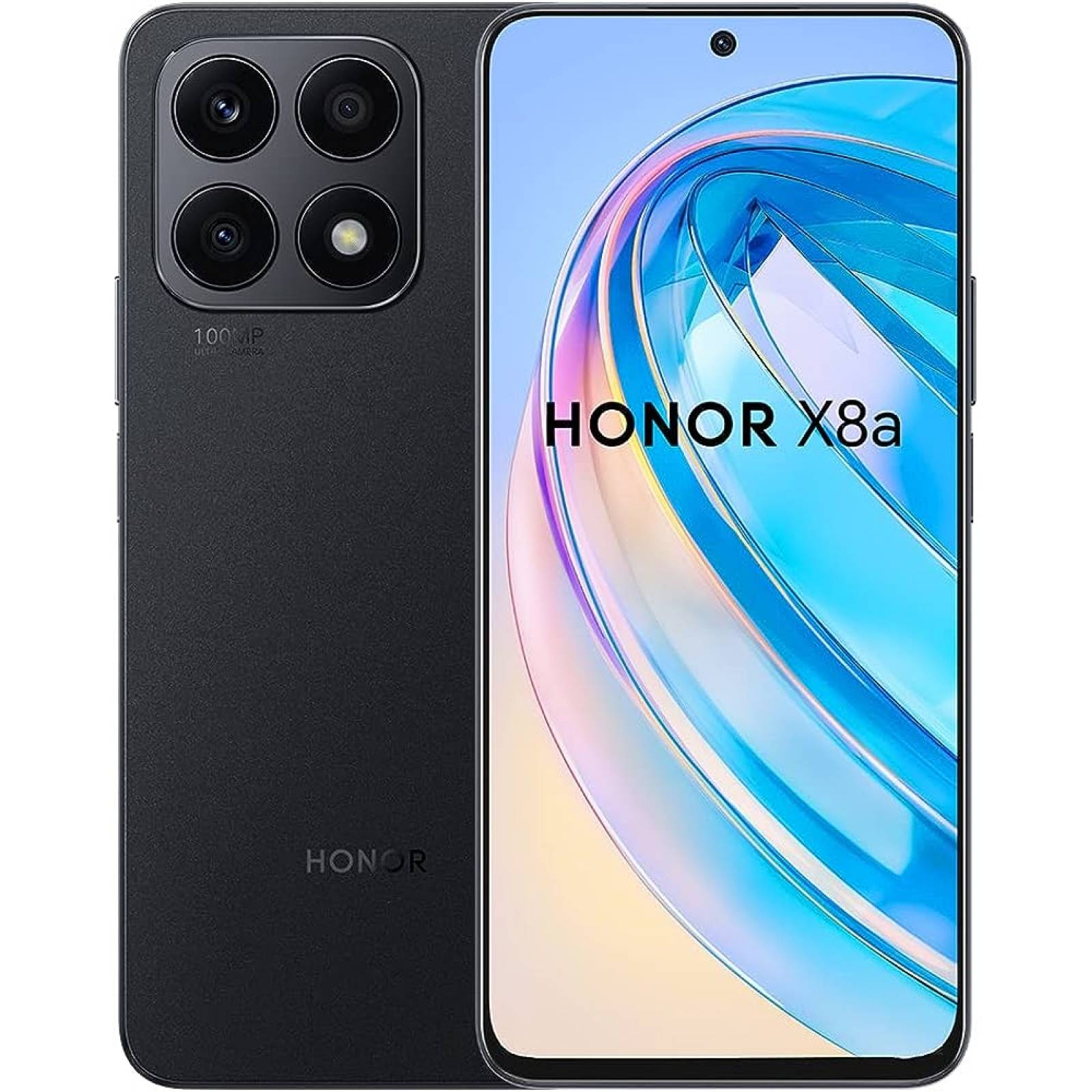 Celular Honor X8a 128GB   8GB RAM   Camara de 100 MPX   Color Negro.