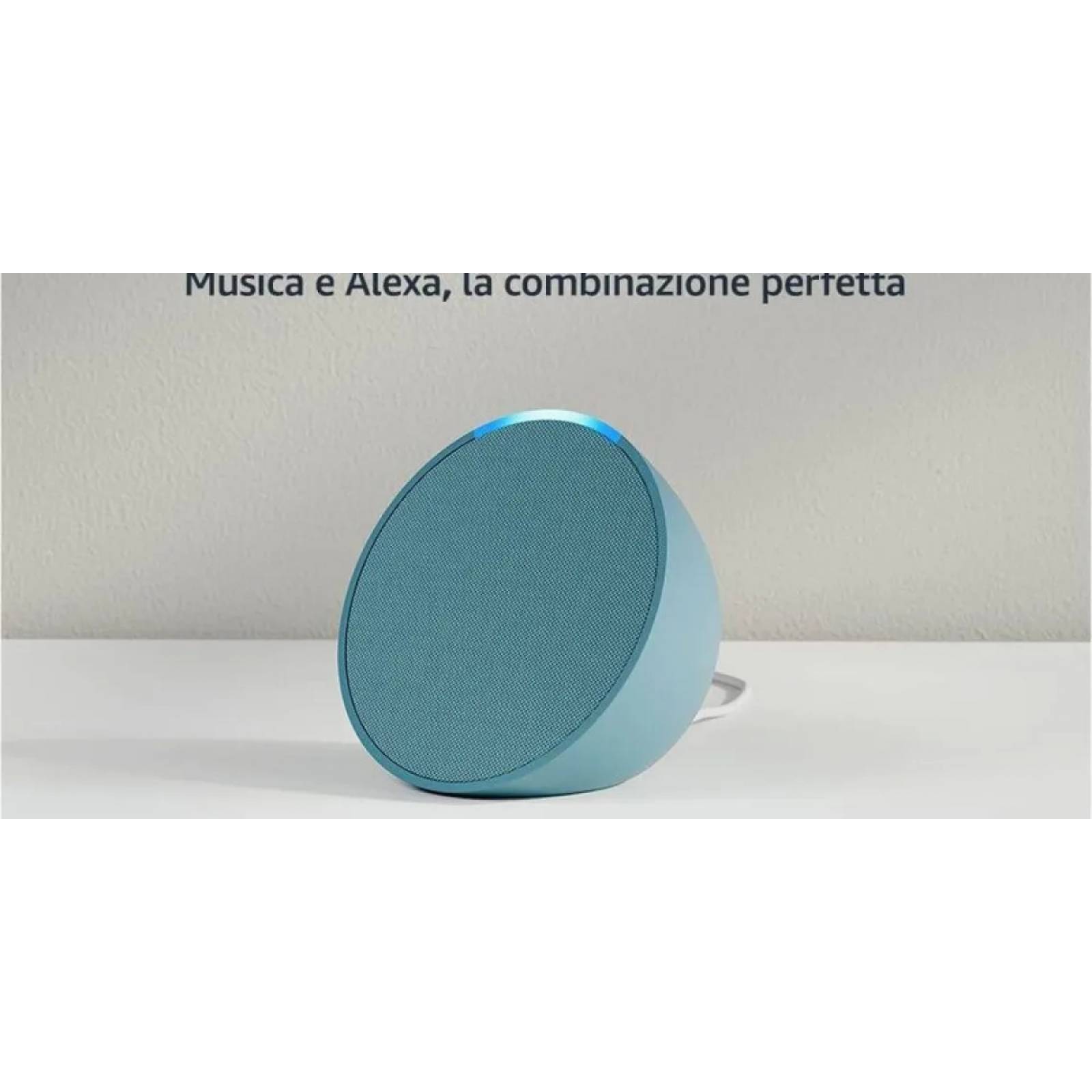 Bocina Inteligente Amazon Echo Pop   Azul (Nuevo Modelo).