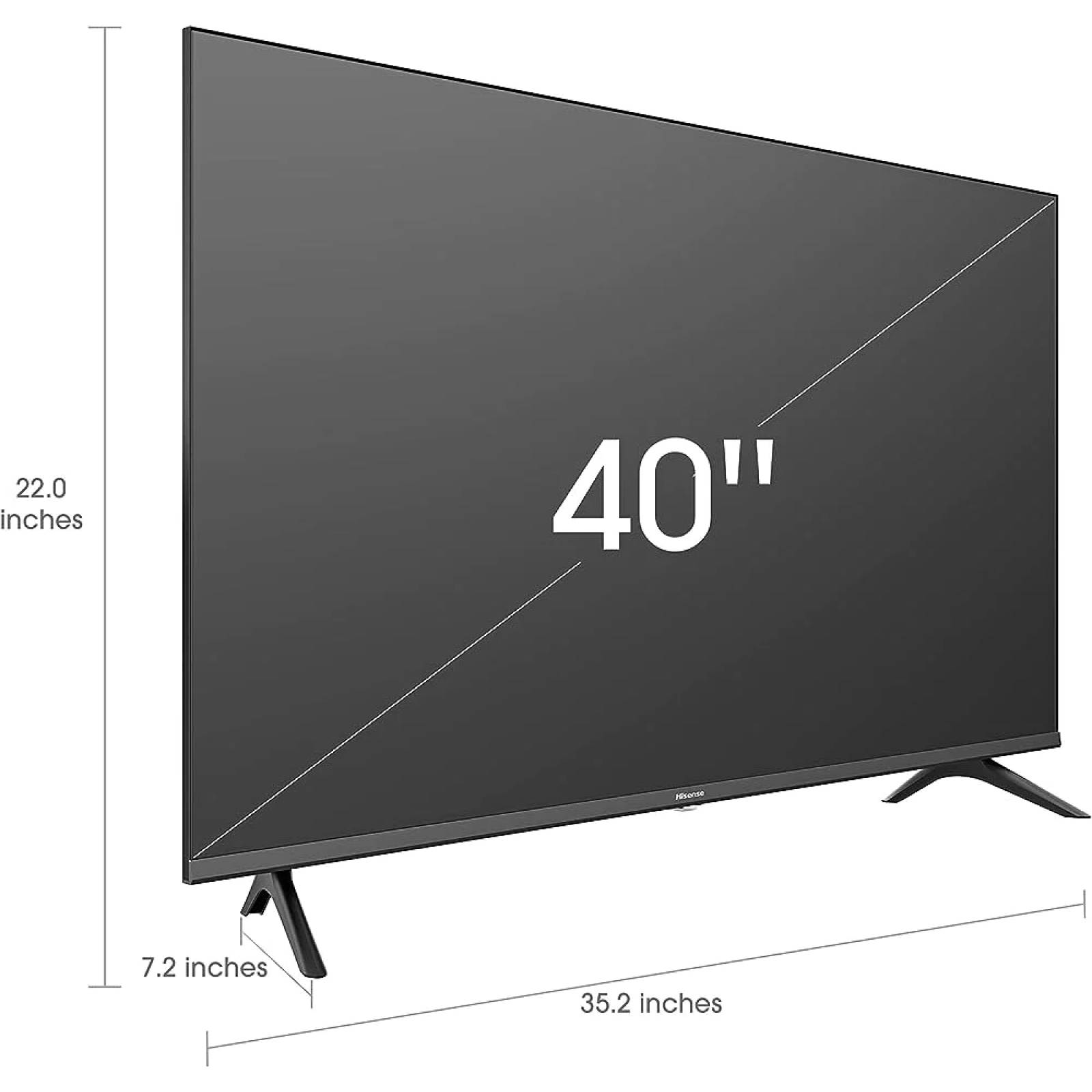Combo 2 TV Hisense Serie A4 40 Pulgadas  (40A4H  Nuevo Modelo 2022)