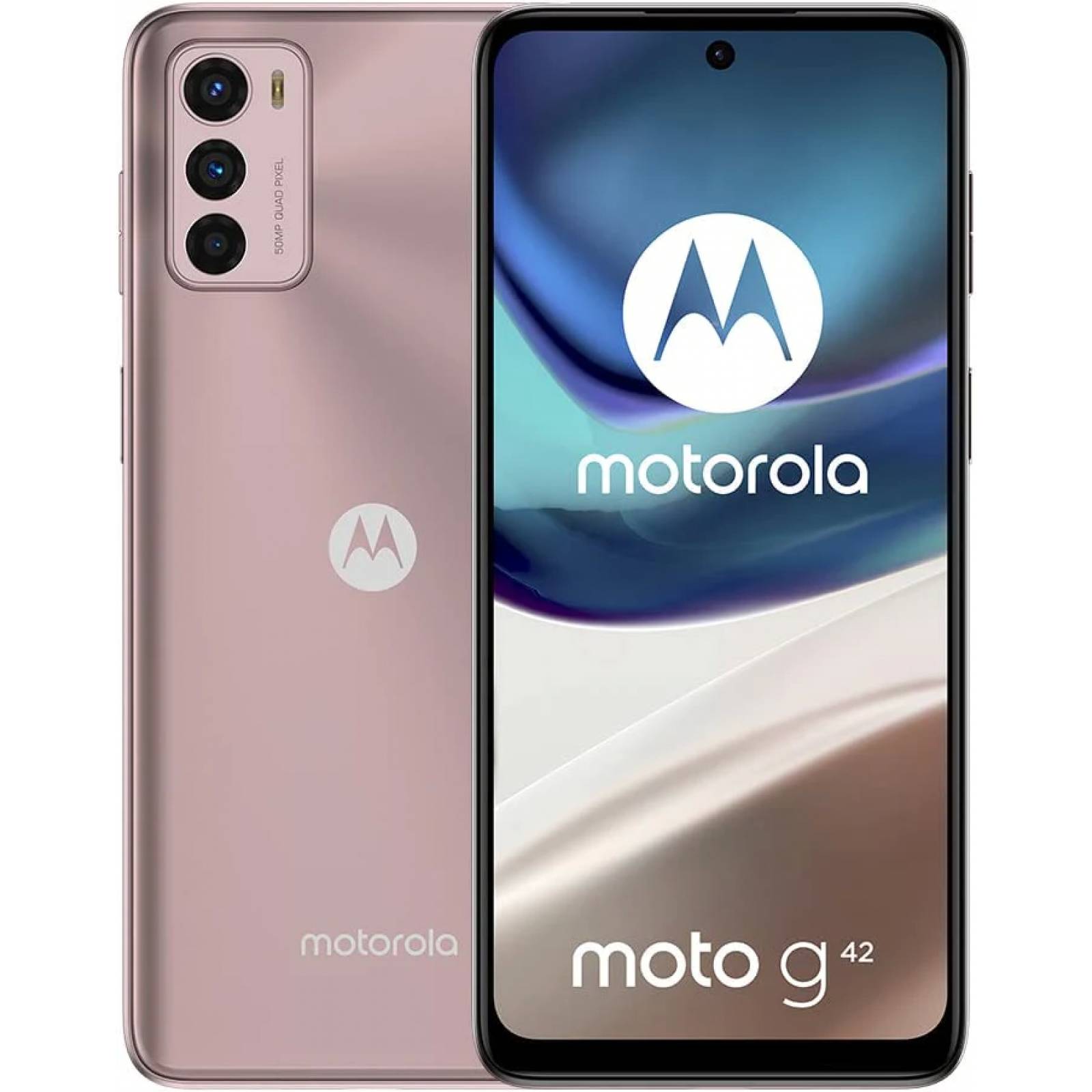 Combo Motorola Moto G42 128GB 6GB Ram (Rosa Metalico)   Smartwatch.