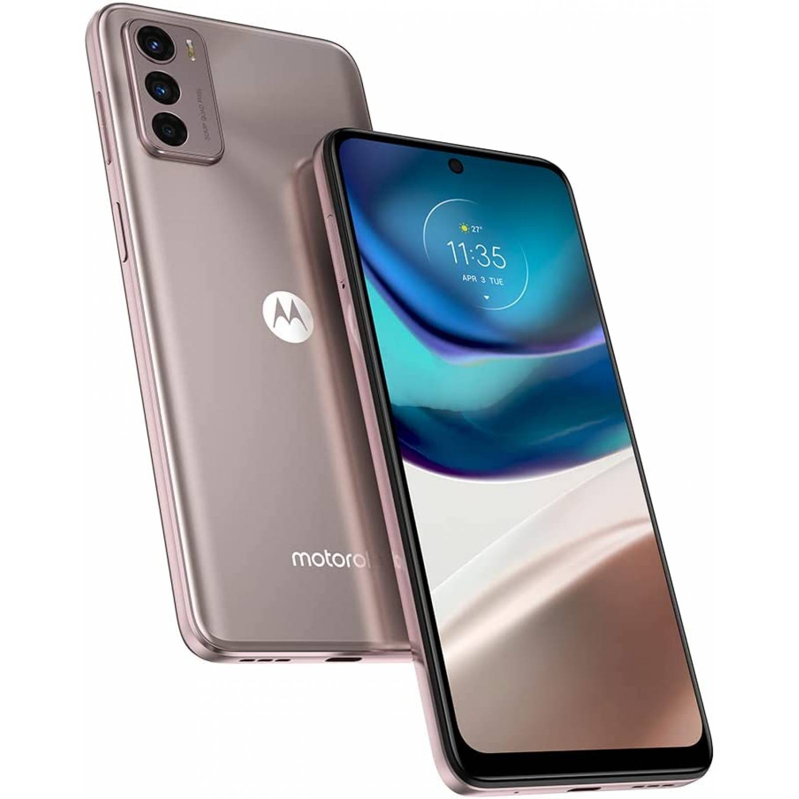 Combo Motorola Moto G42 128GB 6GB Ram (Rosa Metalico)   Smartwatch.