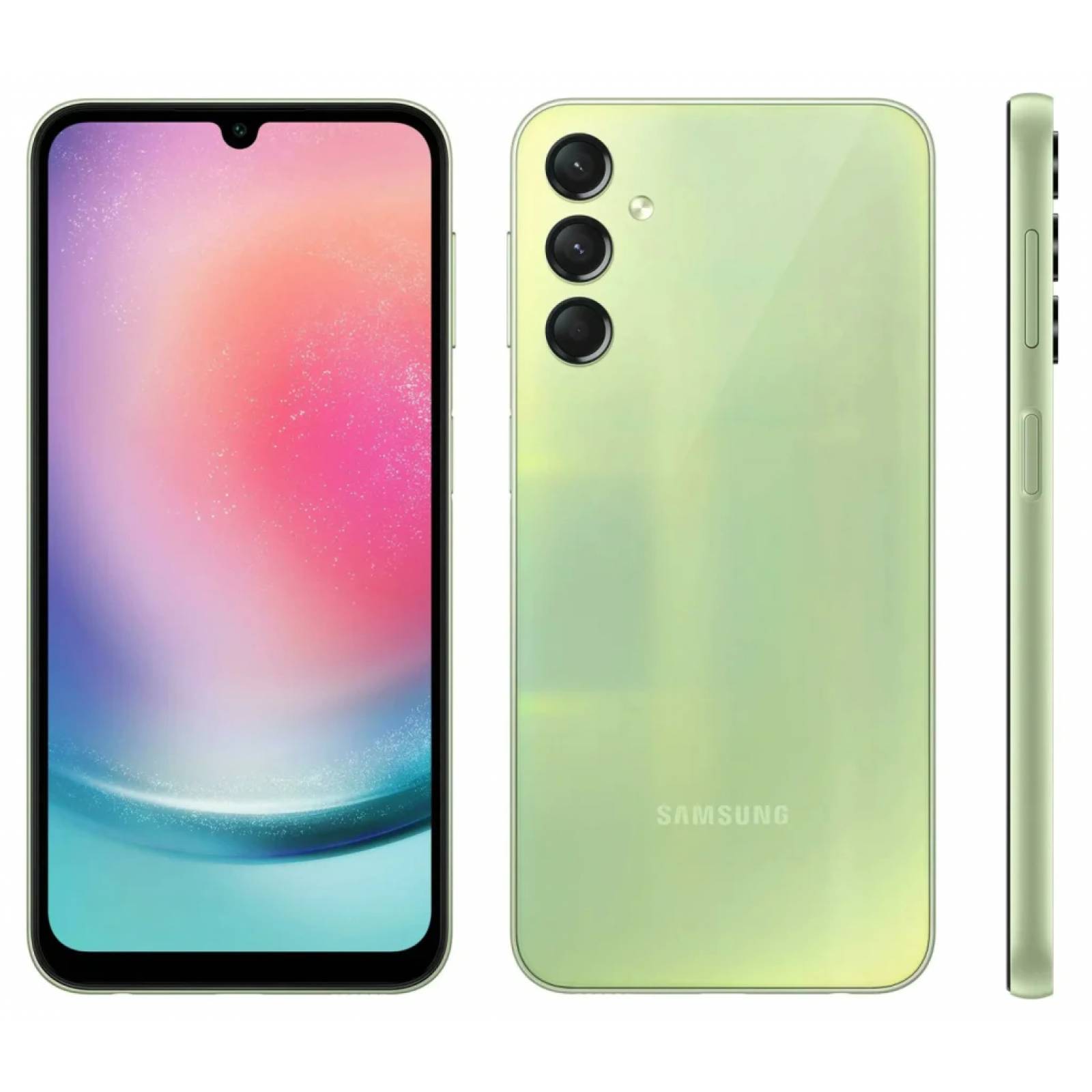 Celular Samsung Galaxy A24 128GB   4GB RAM   Color Verde.