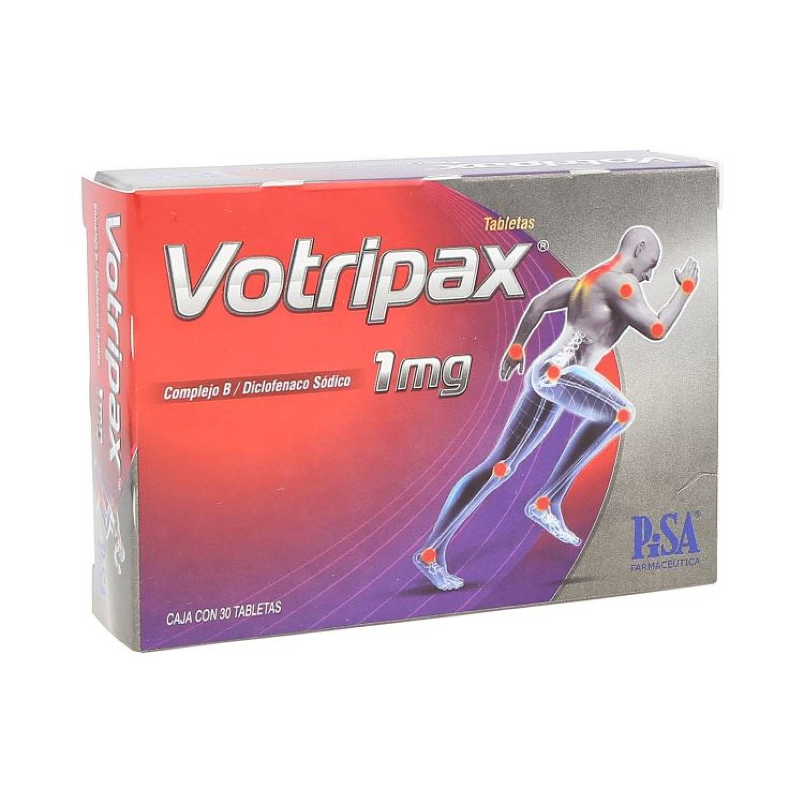 Votripax 1 Mg Caja 30 Tabletas