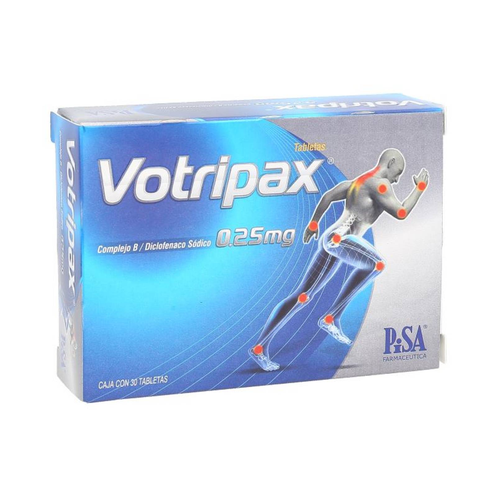 Votripax 0.25 Mg Caja 30 Tabletas