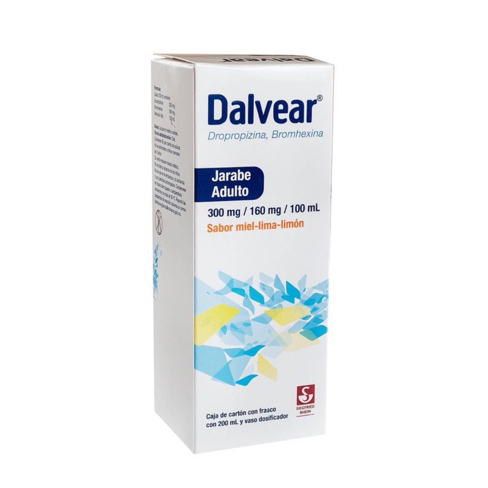 Dalvear 300mg/160mg/100ml Frasco Con 200ml