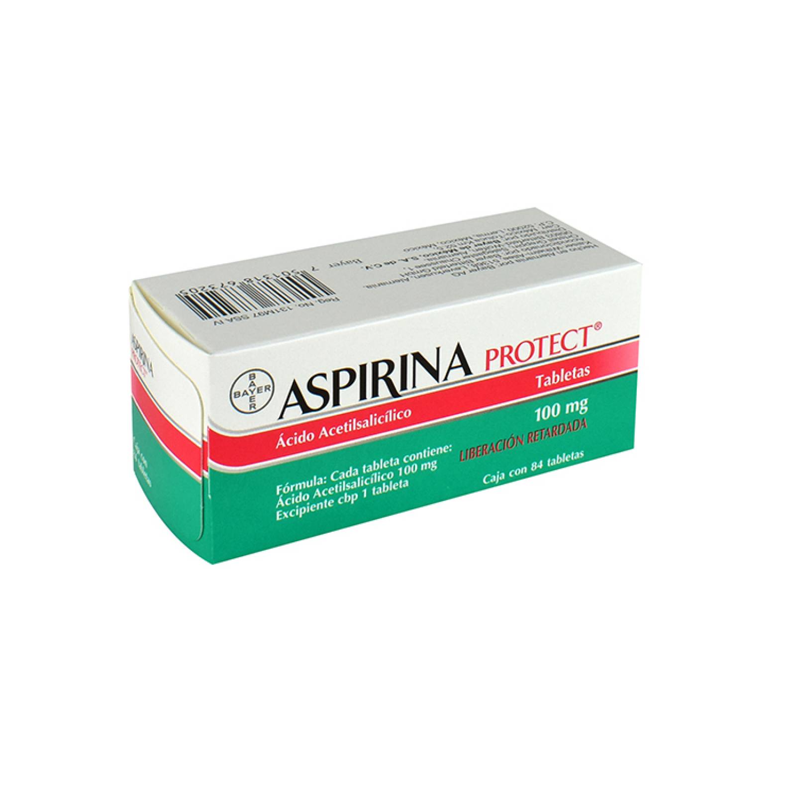 Aspirina Protect 100 Mg Con 84 Tabletas